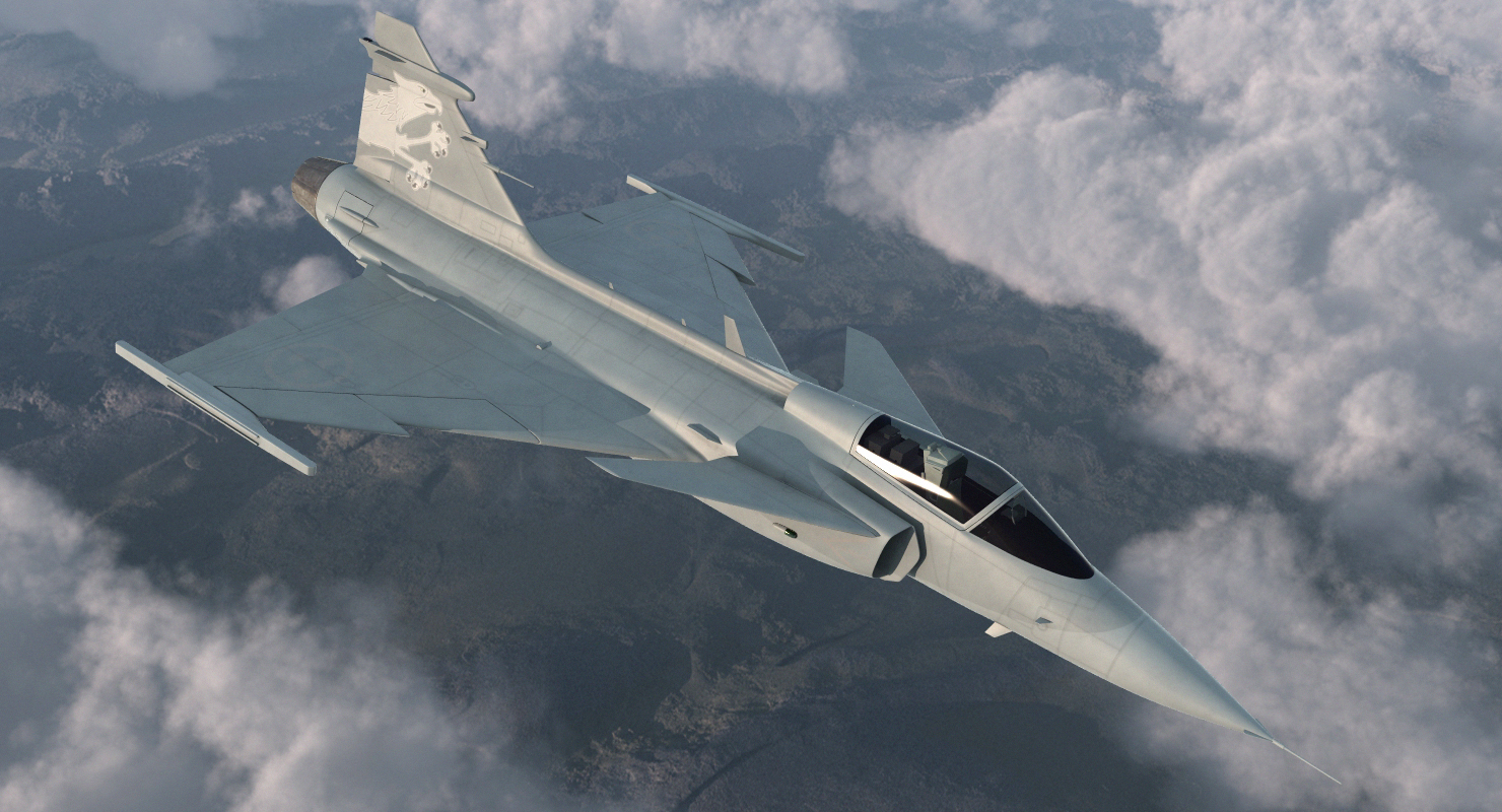3D model Saab JAS 39 Gripen Rigged