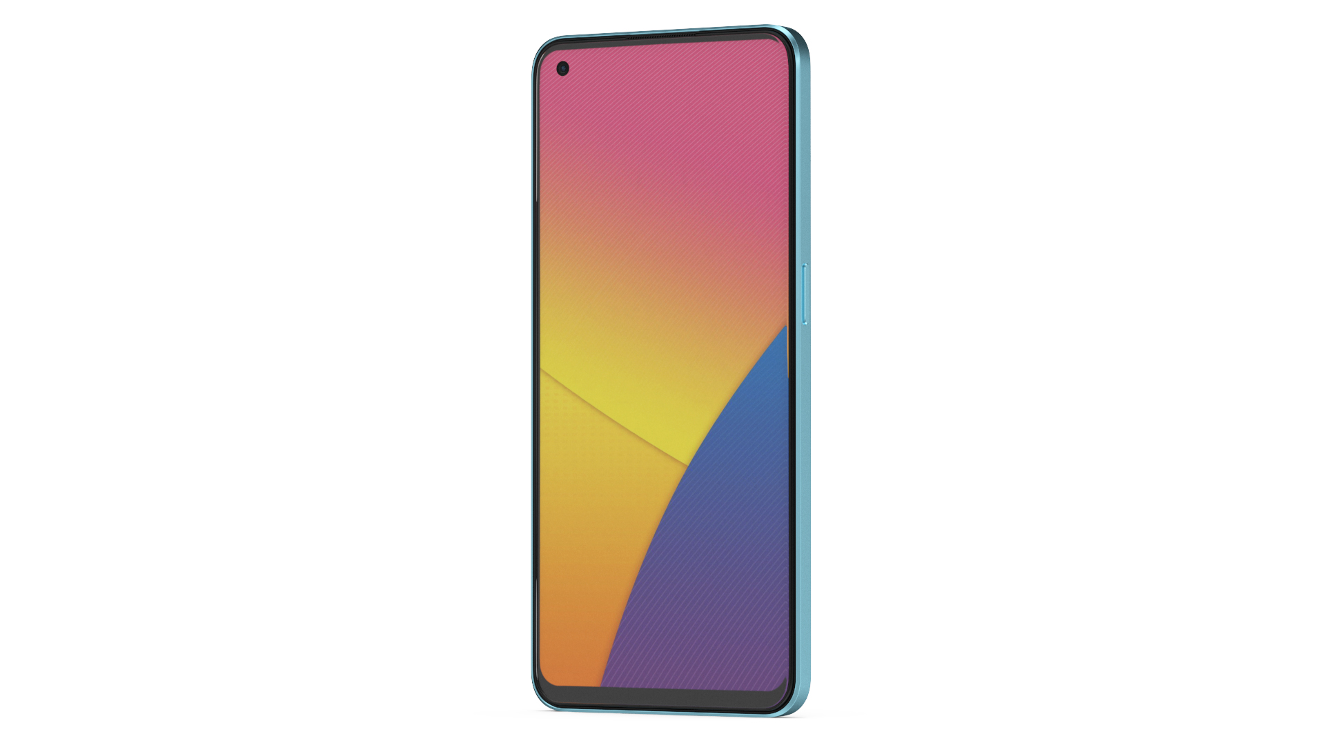Cellphone OPPO F21 Pro Blue 3D