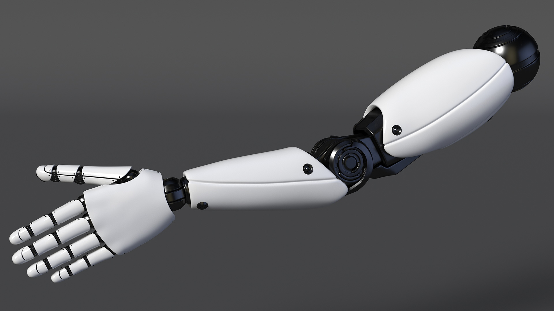 Sci Fi Robot Arm Rigged for Cinema 4D 3D