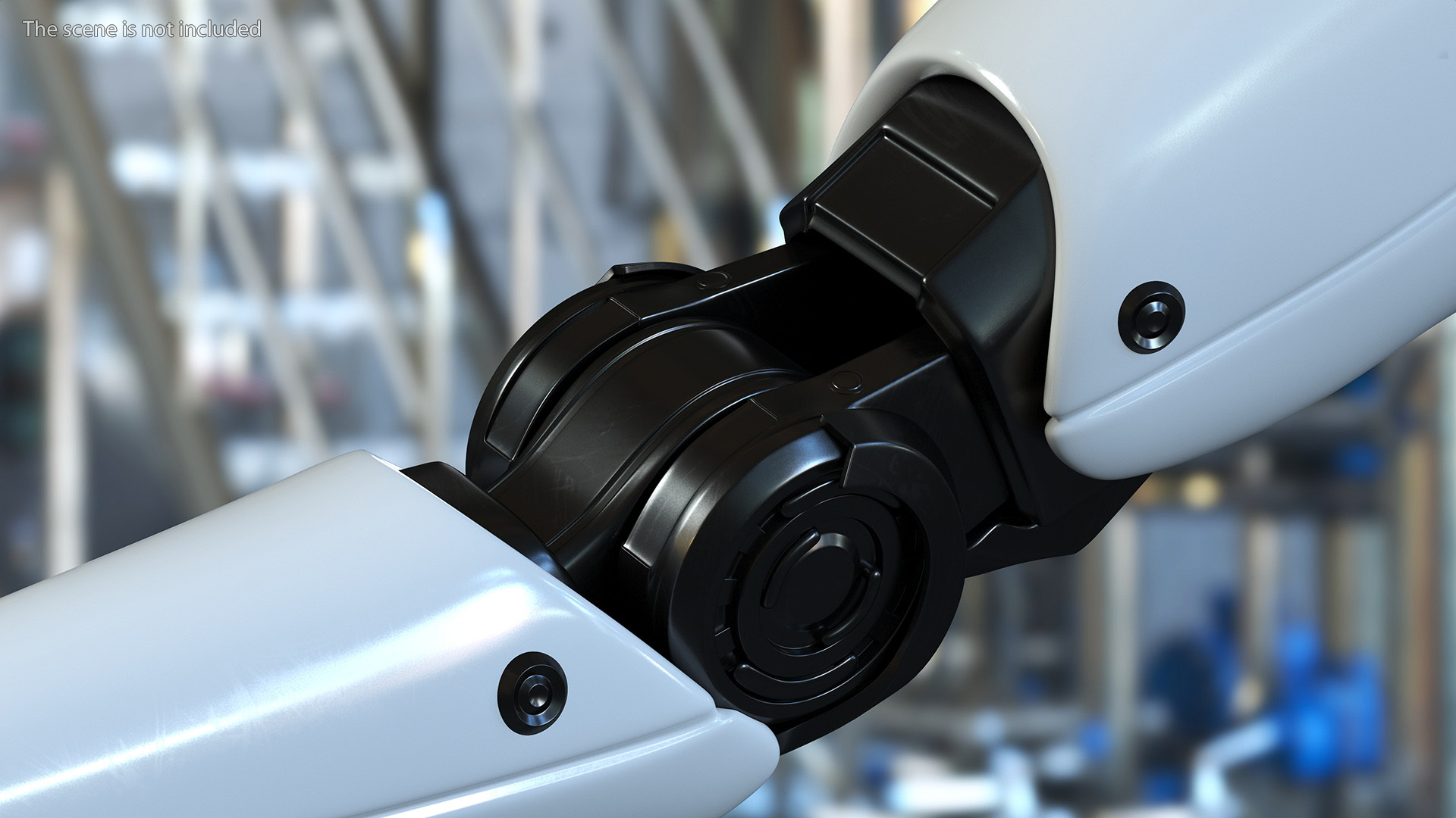 Sci Fi Robot Arm Rigged for Cinema 4D 3D
