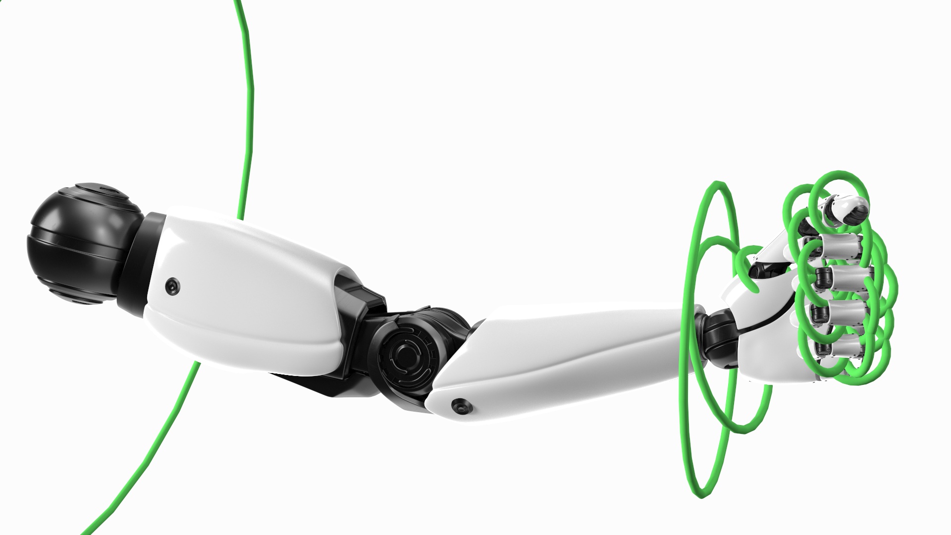 Sci Fi Robot Arm Rigged for Cinema 4D 3D