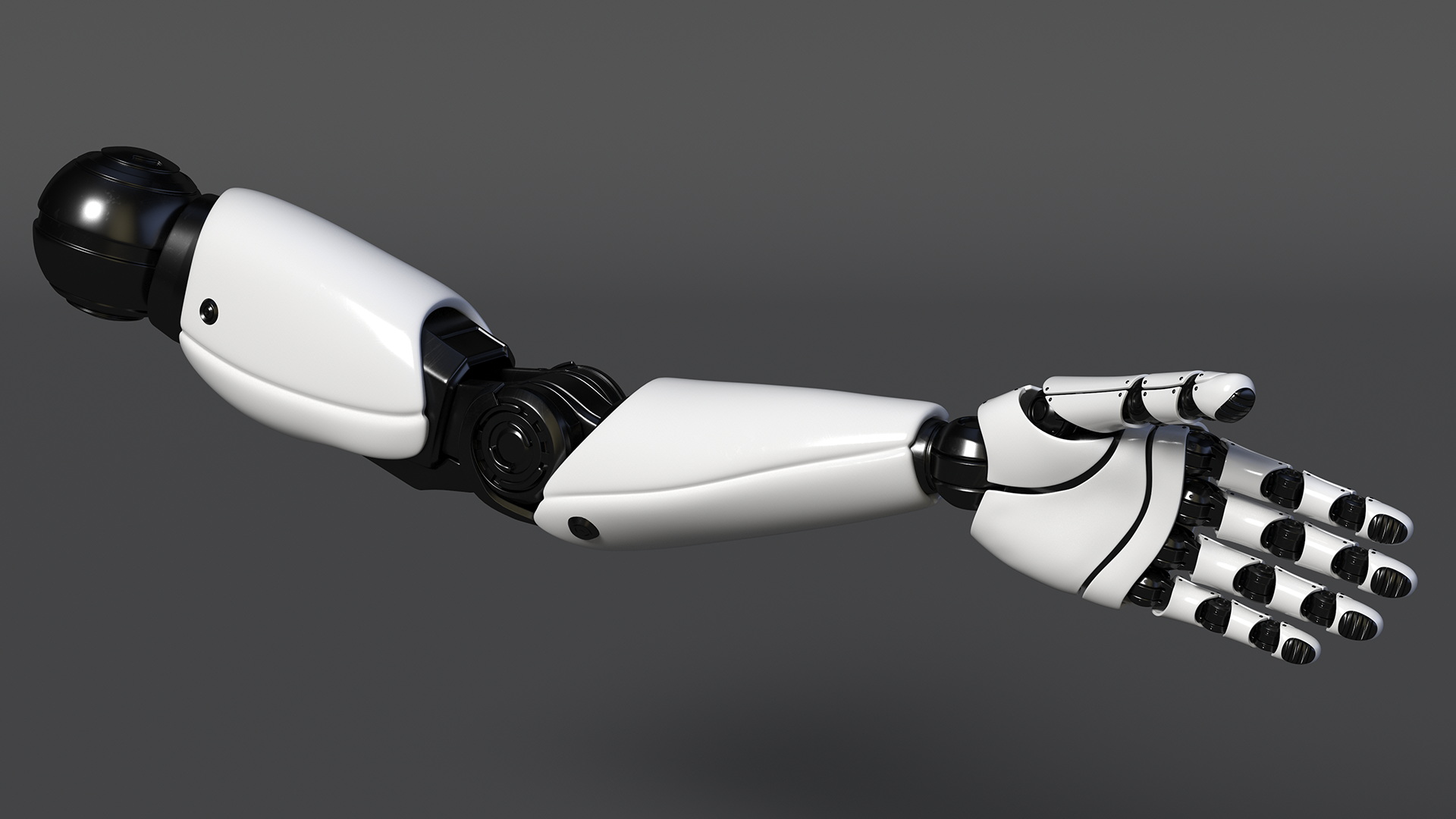 Sci Fi Robot Arm Rigged for Cinema 4D 3D
