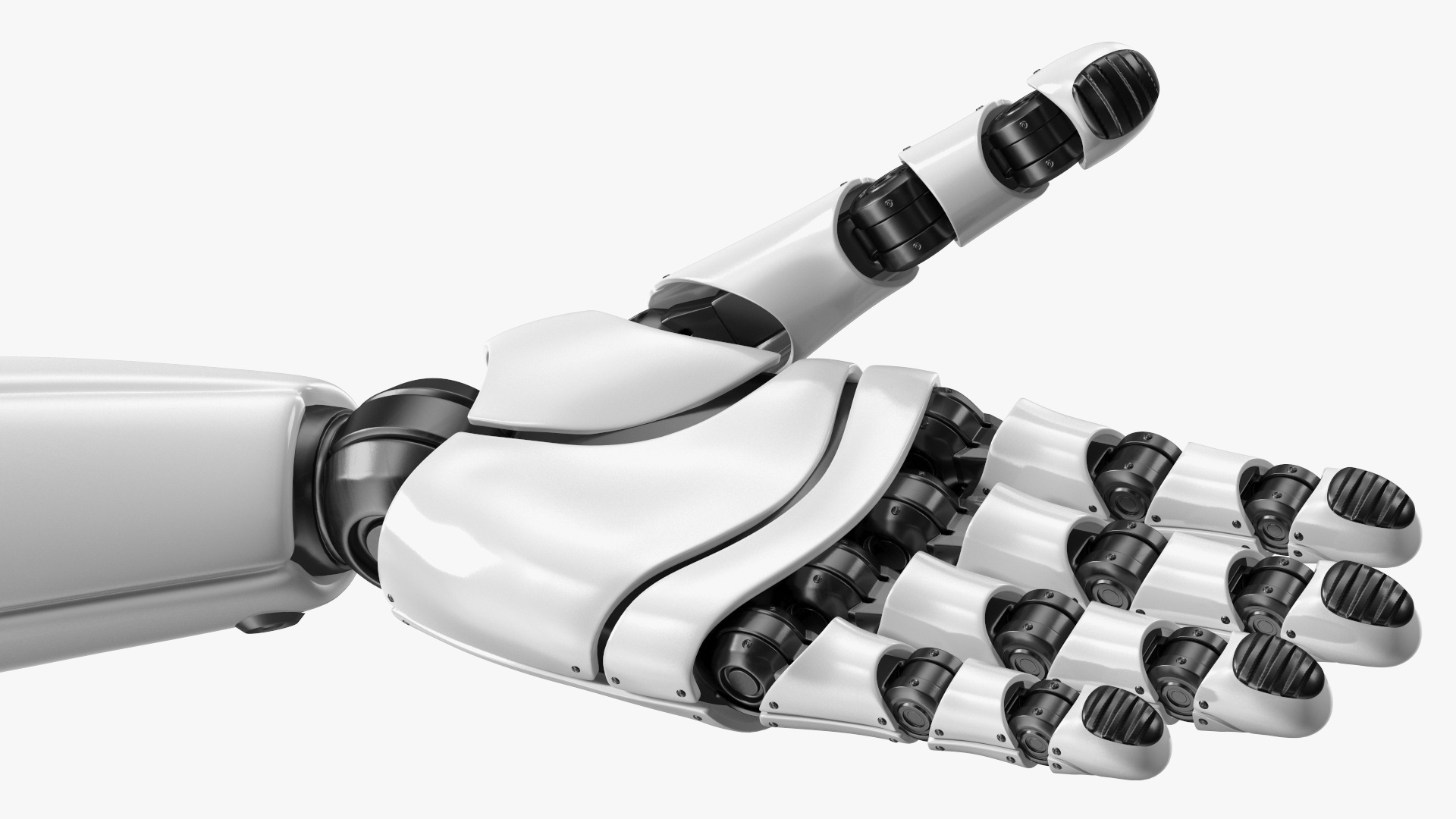 Sci Fi Robot Arm Rigged for Cinema 4D 3D