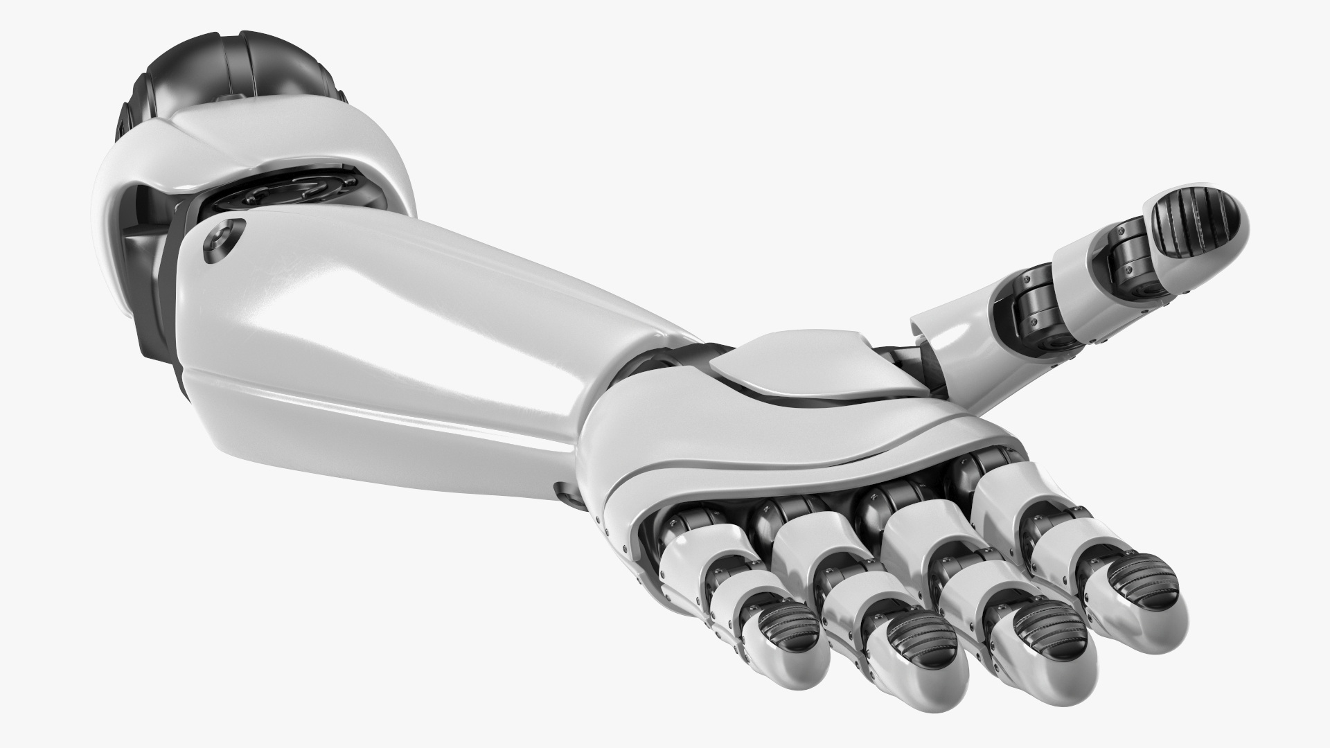 Sci Fi Robot Arm Rigged for Cinema 4D 3D