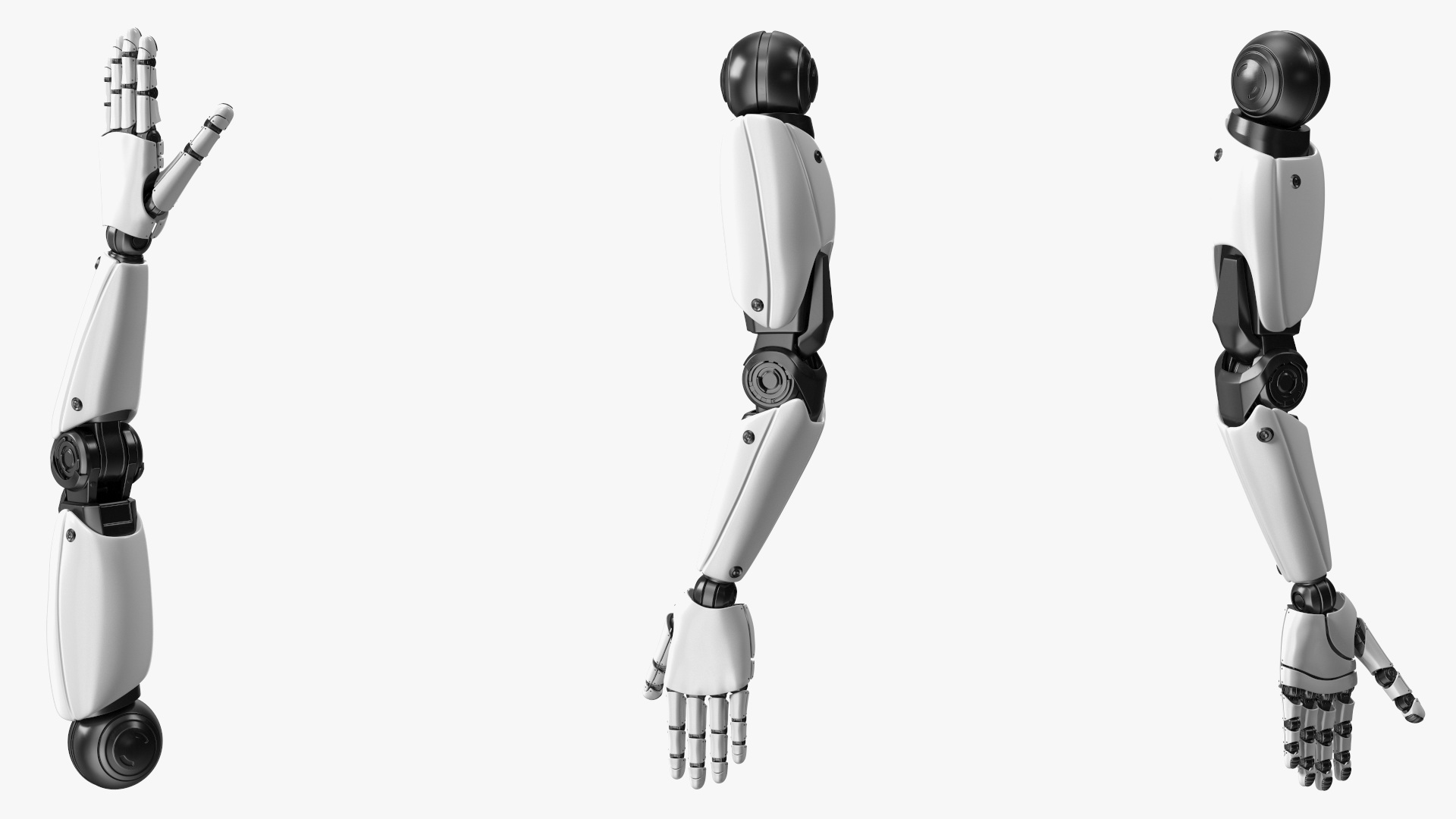 Sci Fi Robot Arm Rigged for Cinema 4D 3D