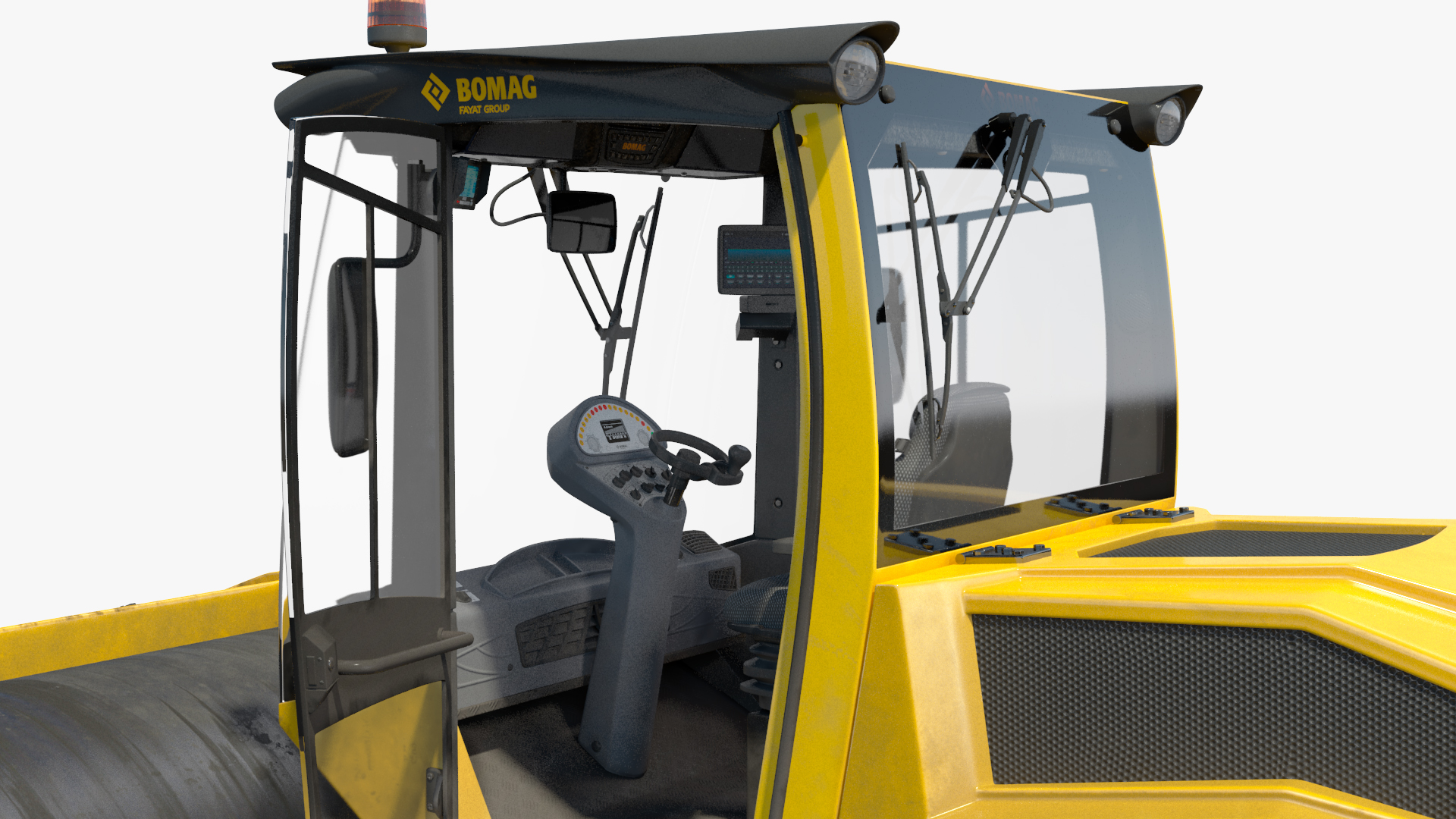 3D BOMAG BW226 DH5 Single Drum Compactor Dirty model