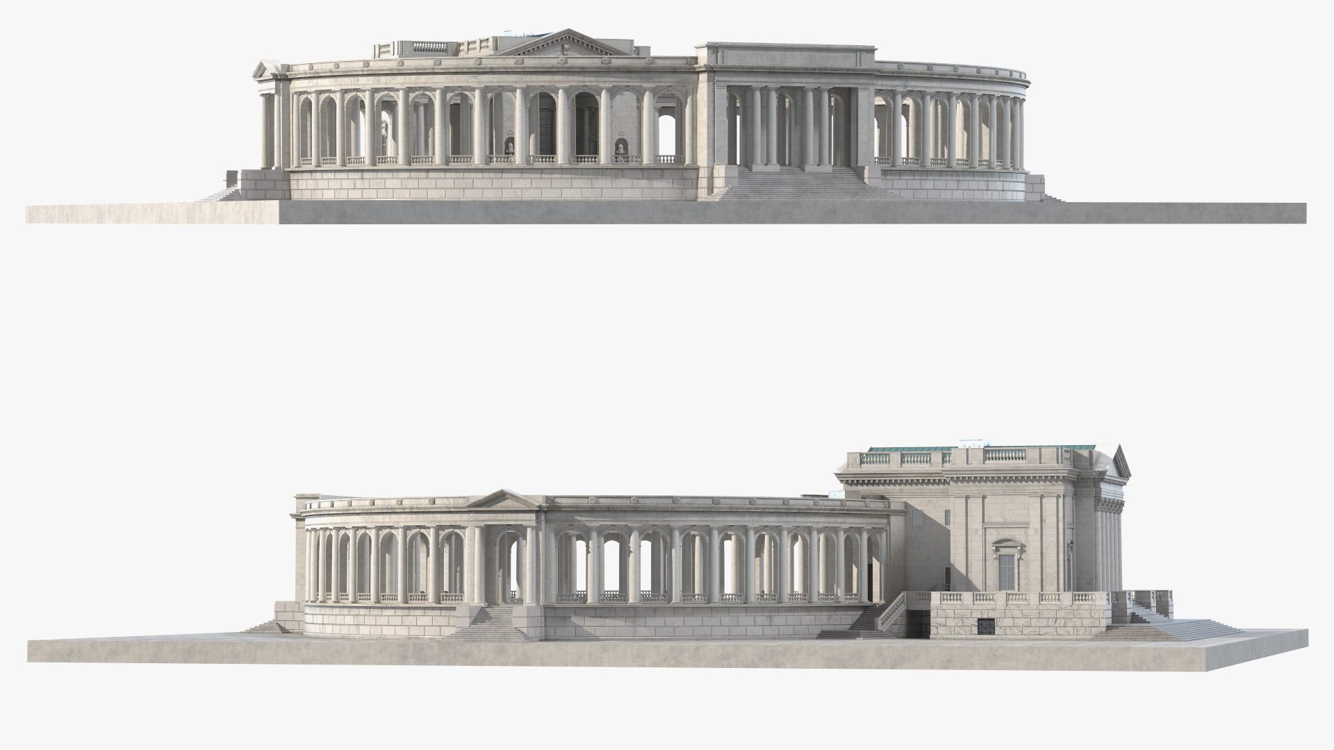 Arlington National Cemetery Memorial Amphitheater 3D model