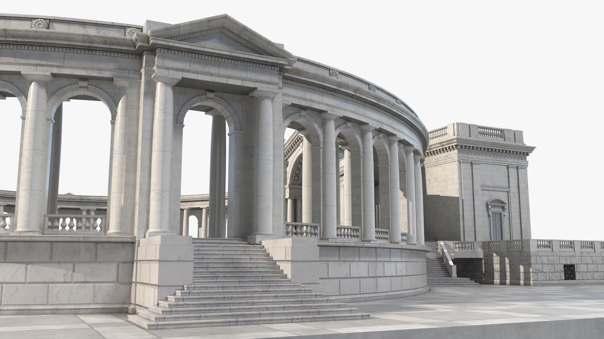 Arlington National Cemetery Memorial Amphitheater 3D model