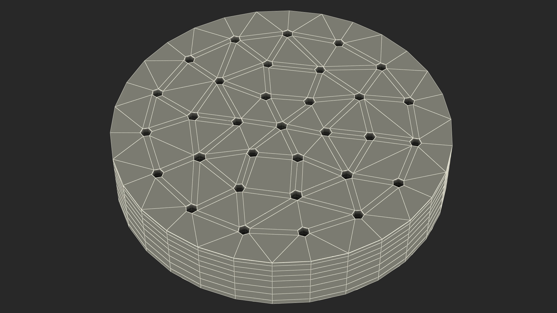3D Stack of Round Fryer Parchment Paper
