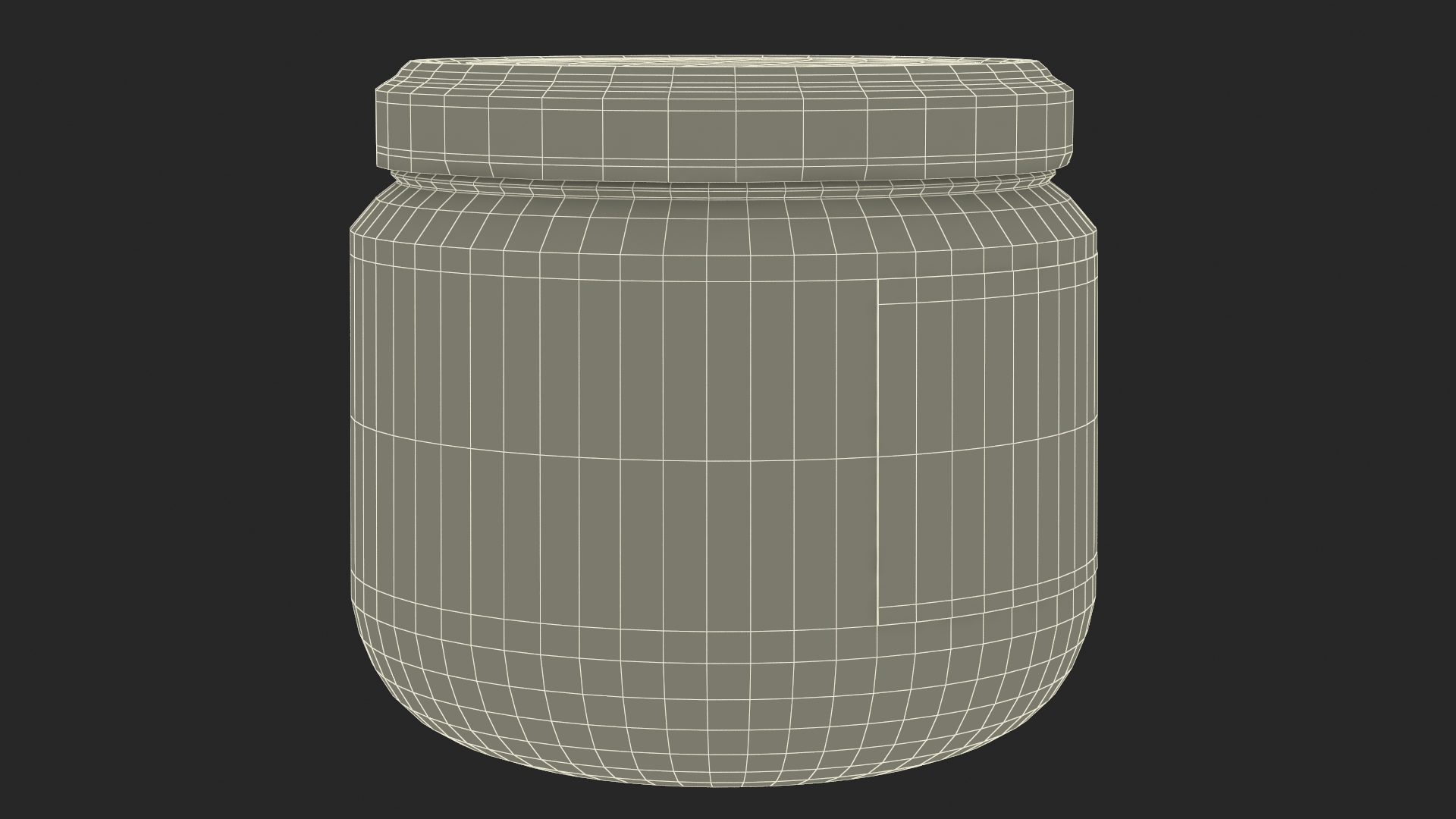 Jar Candle ReStory Fire Burns 3D model