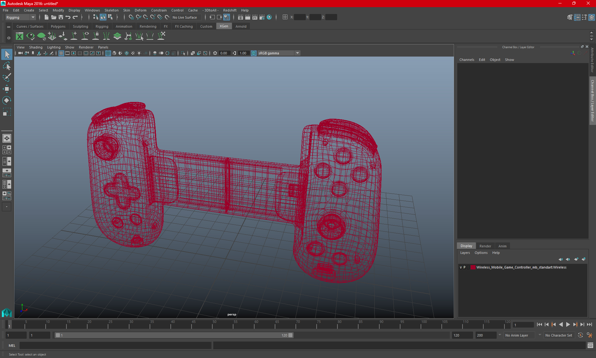 3D Backbone_One_for_iPhone_PlayStation_Edition model