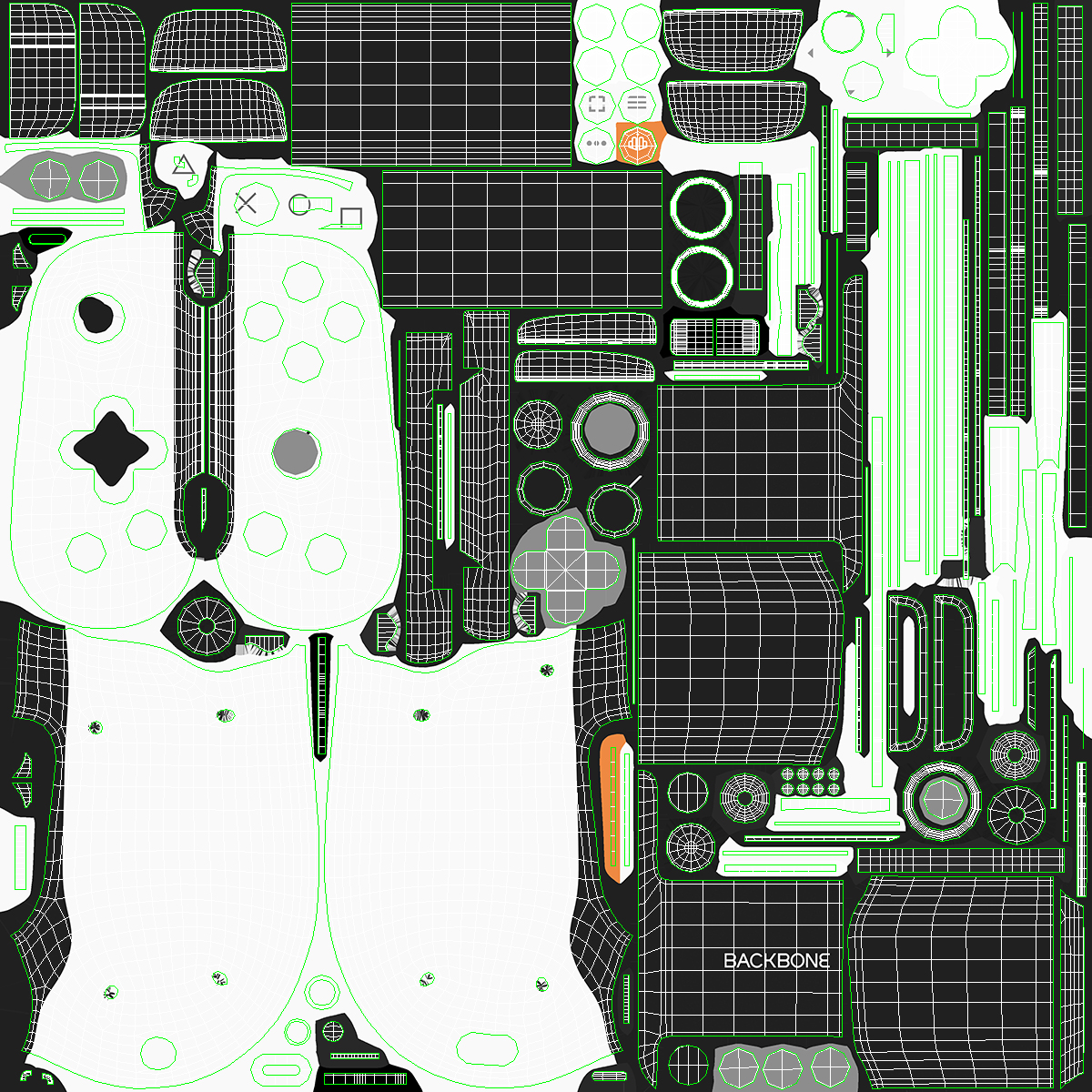 3D Backbone_One_for_iPhone_PlayStation_Edition model