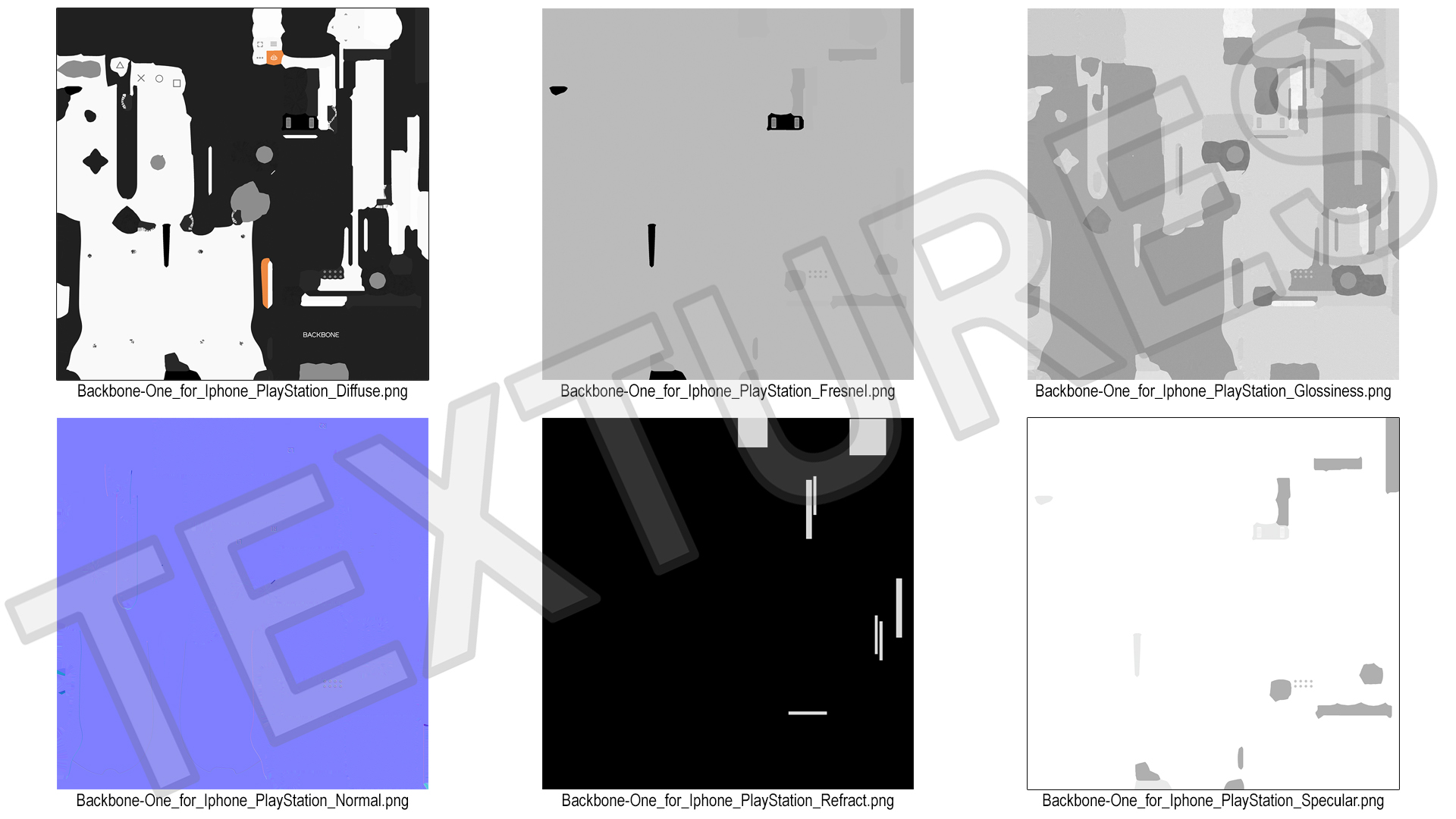 3D Backbone_One_for_iPhone_PlayStation_Edition model