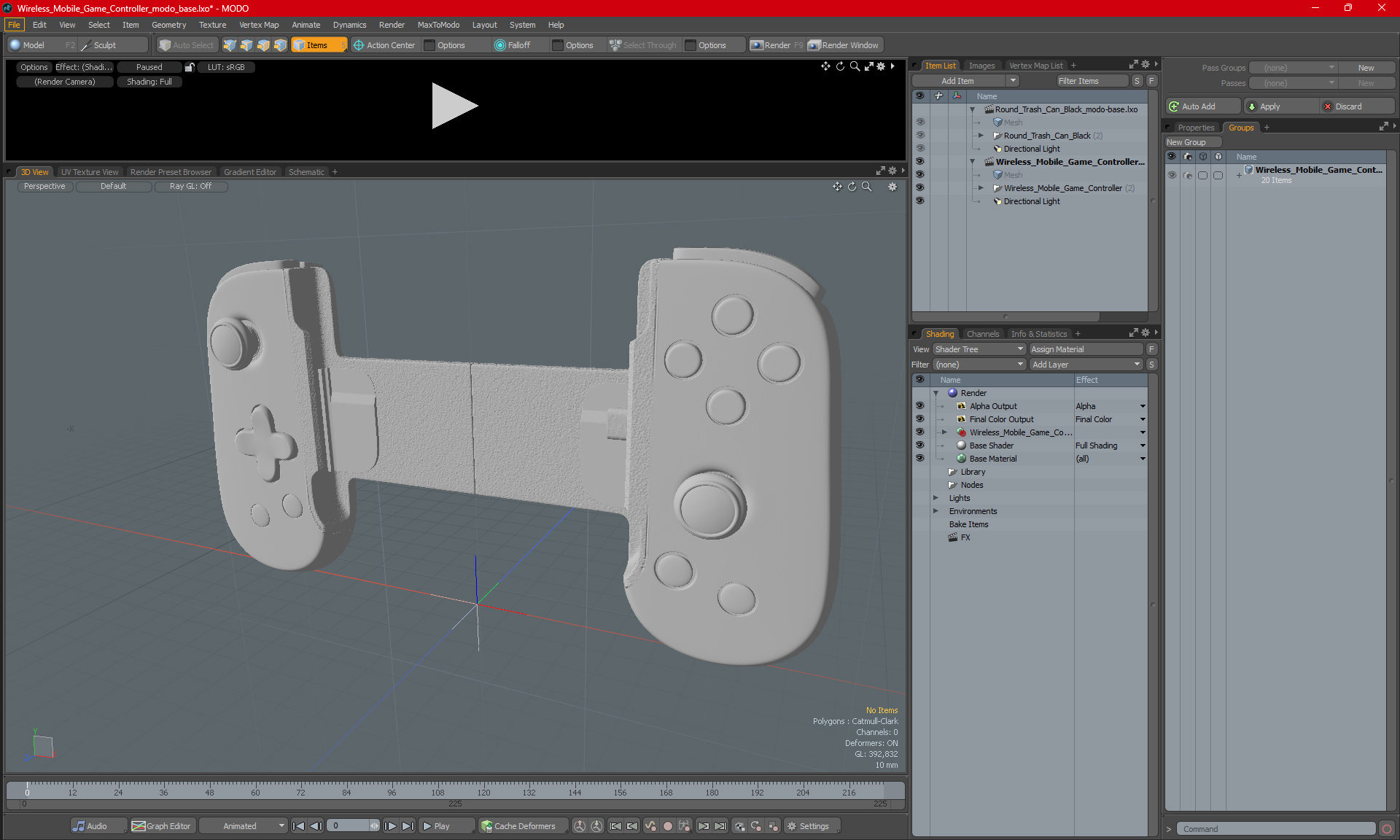 3D Backbone_One_for_iPhone_PlayStation_Edition model