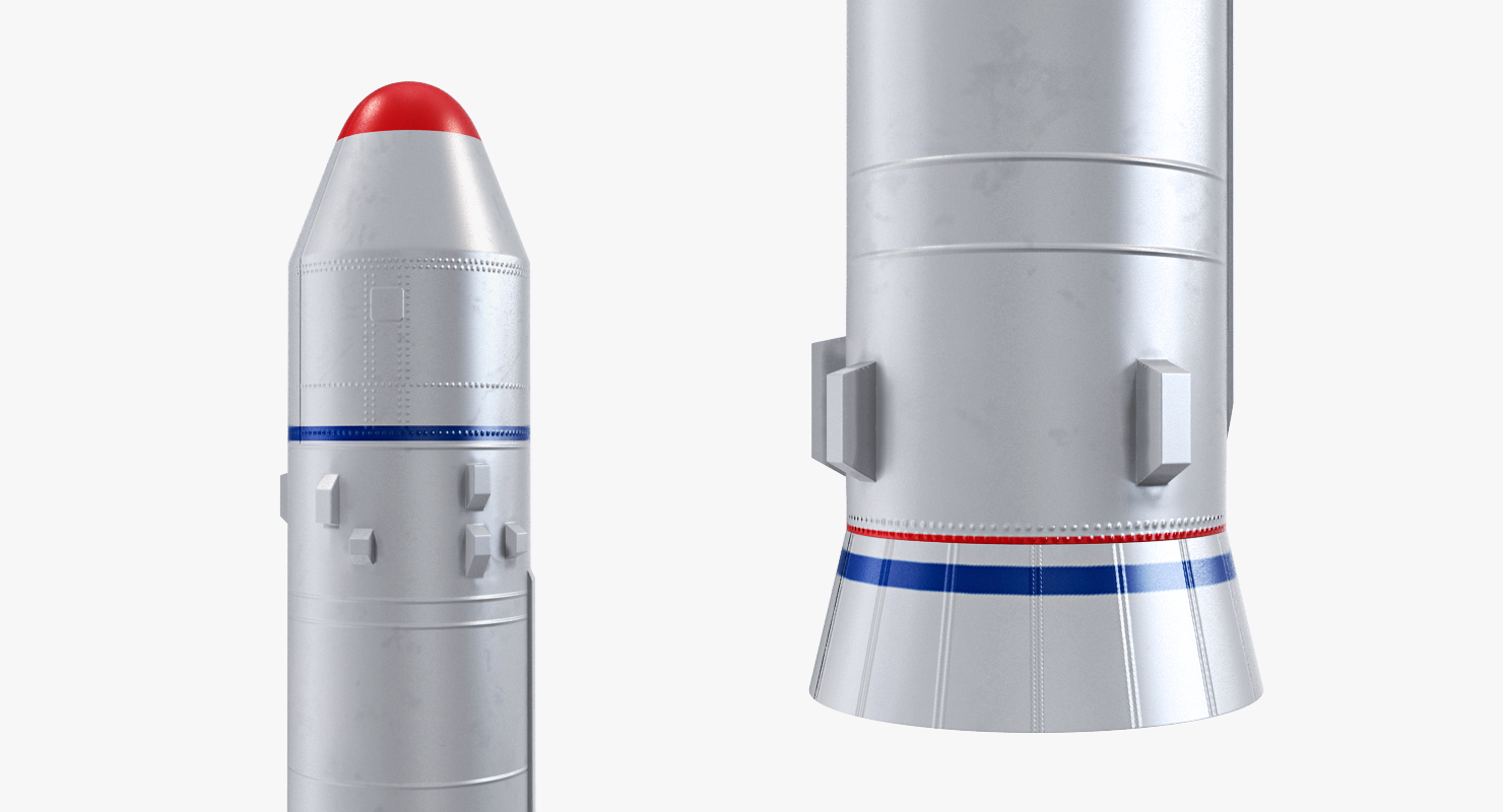 Taepodong 2 Nuclear Warhead 3D