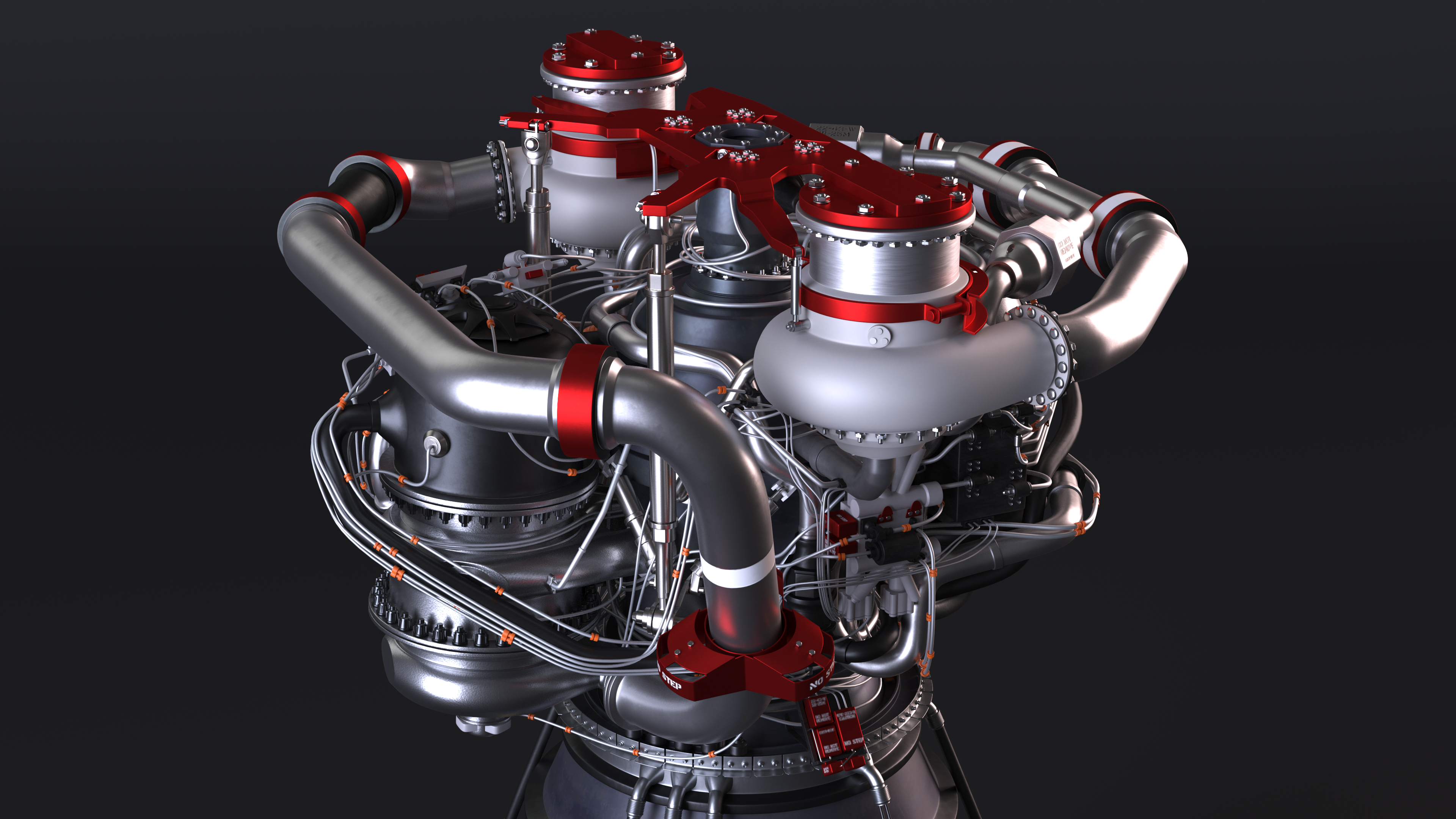 Rocket Engine RS 25 Rocket System 25, view 11