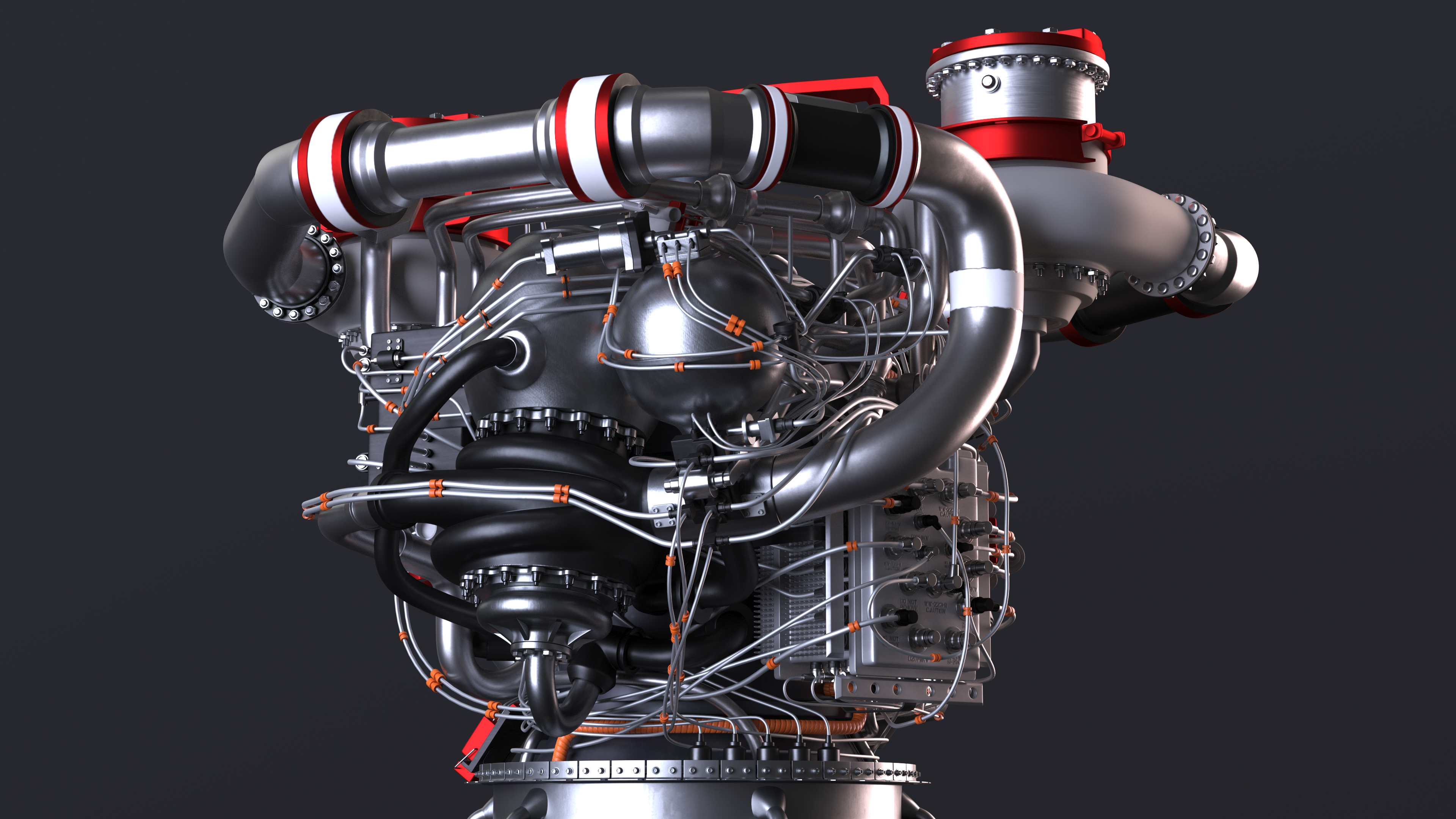 Rocket Engine RS 25 Rocket System 25, view 12