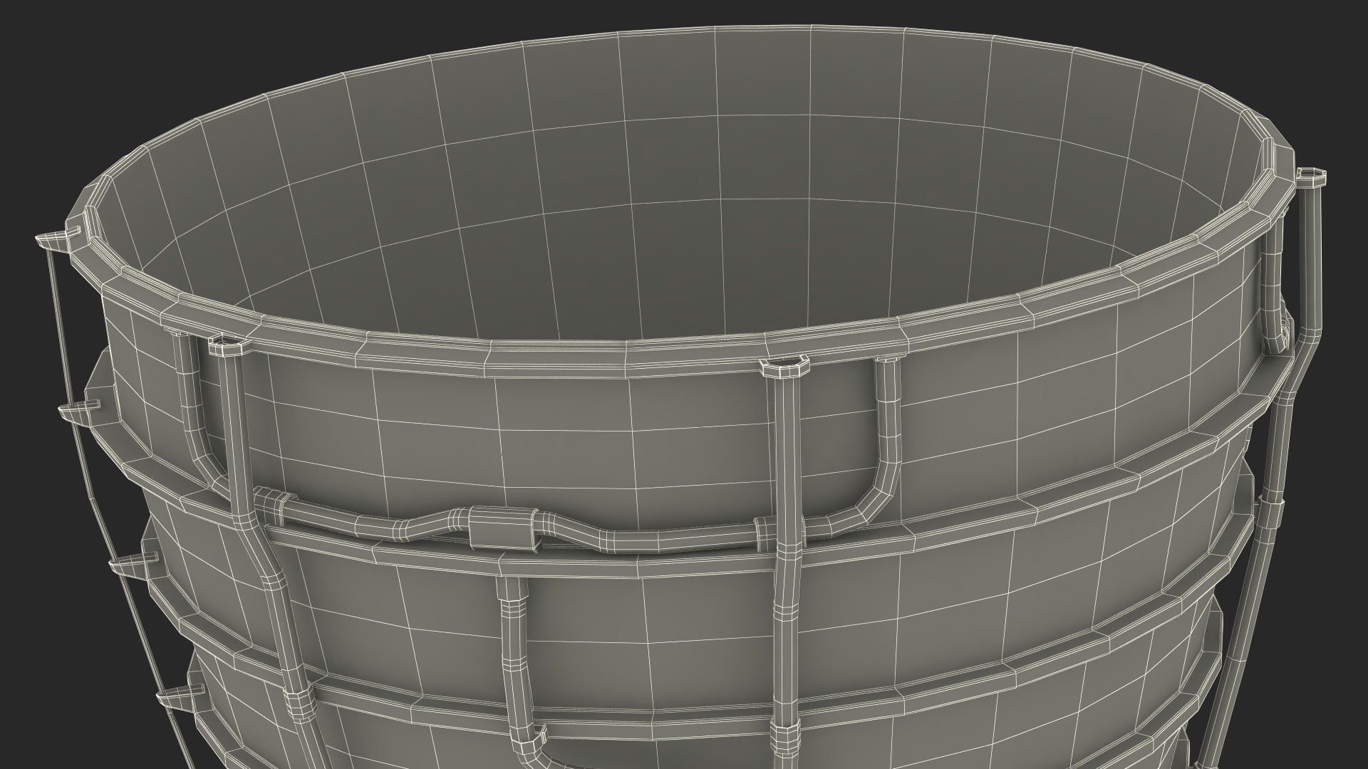 3D Rocket Engine RS 25 Rocket System 25