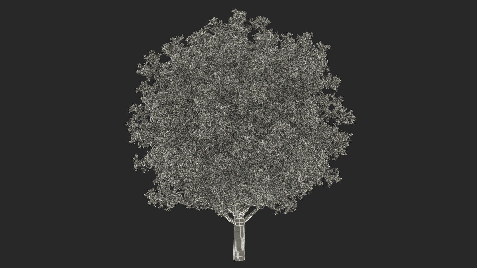 3D model Autumn Oak Tree