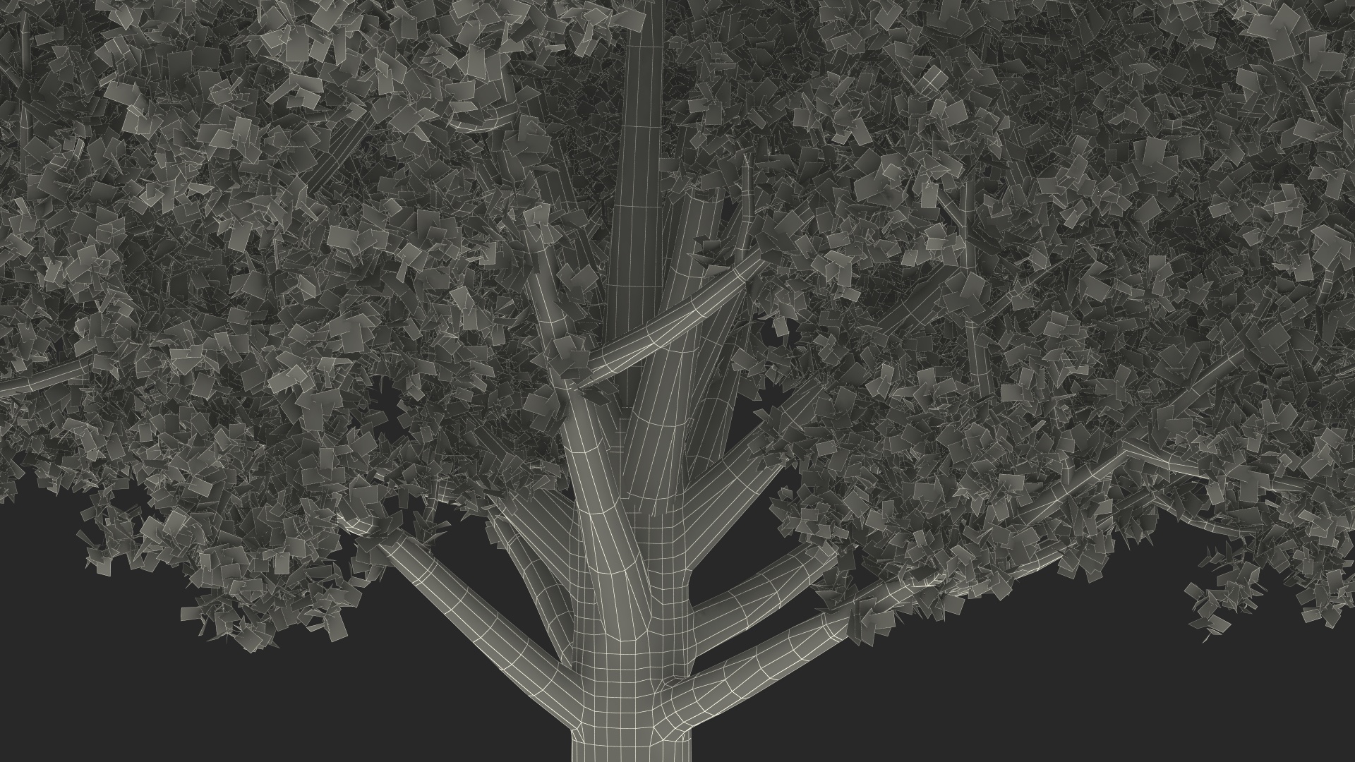 3D model Autumn Oak Tree