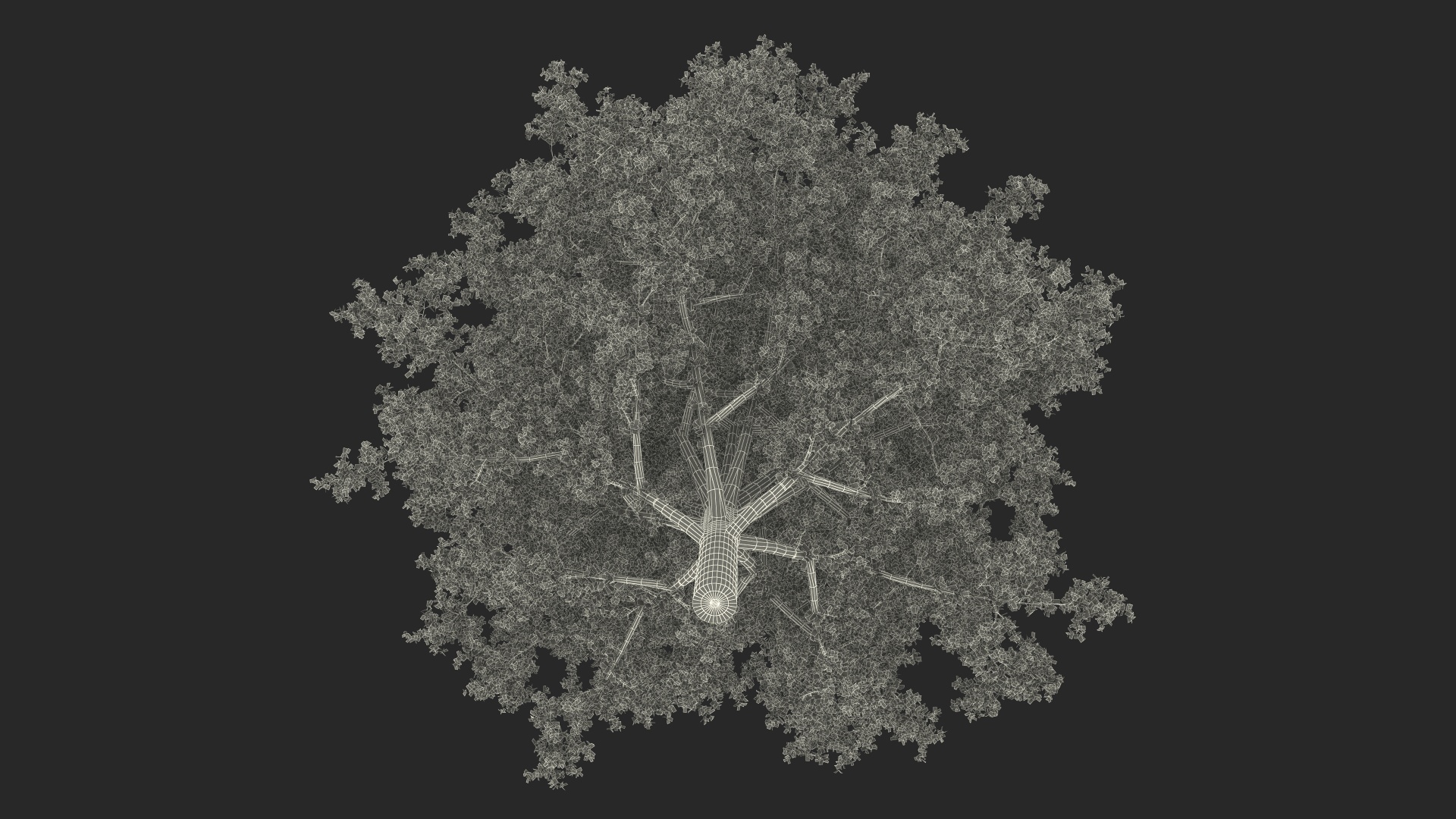 3D model Autumn Oak Tree