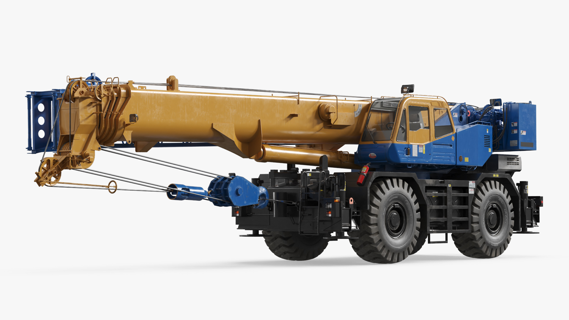 Mobile Boom Crane Machine Simplified - view 2