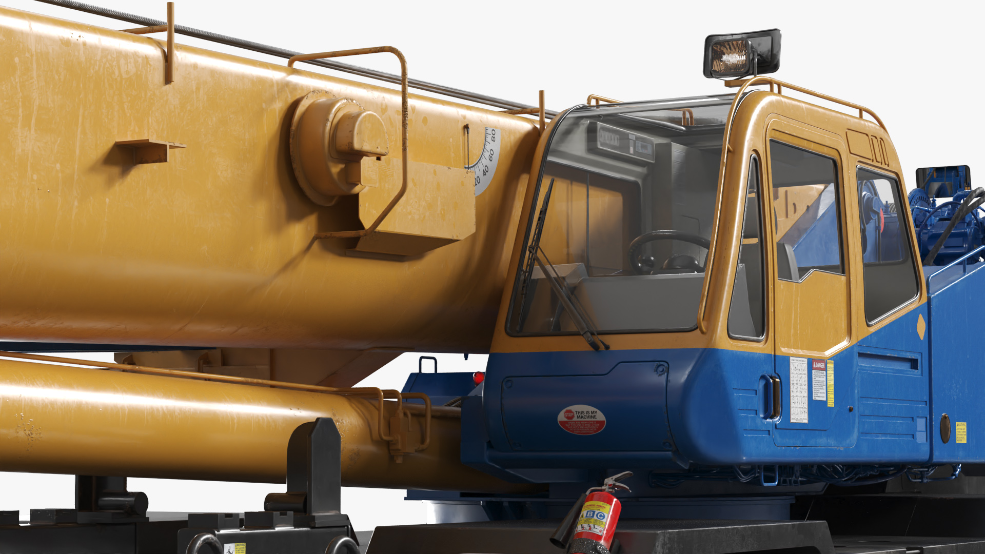 Mobile Boom Crane Machine Simplified - view 7