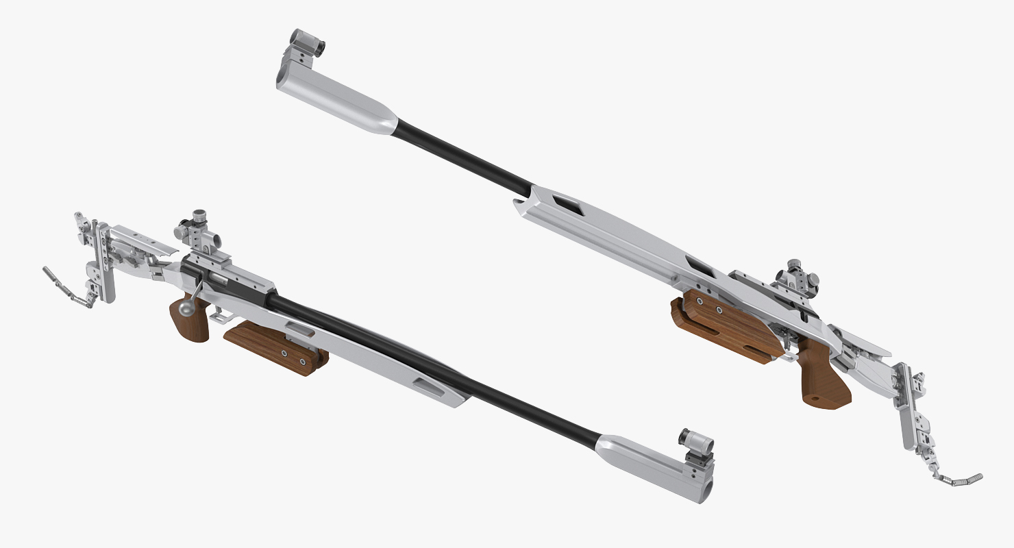 Biathlon Rifle 3D model