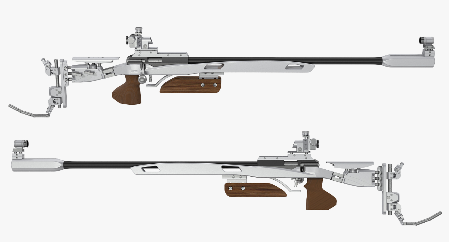 Biathlon Rifle 3D model