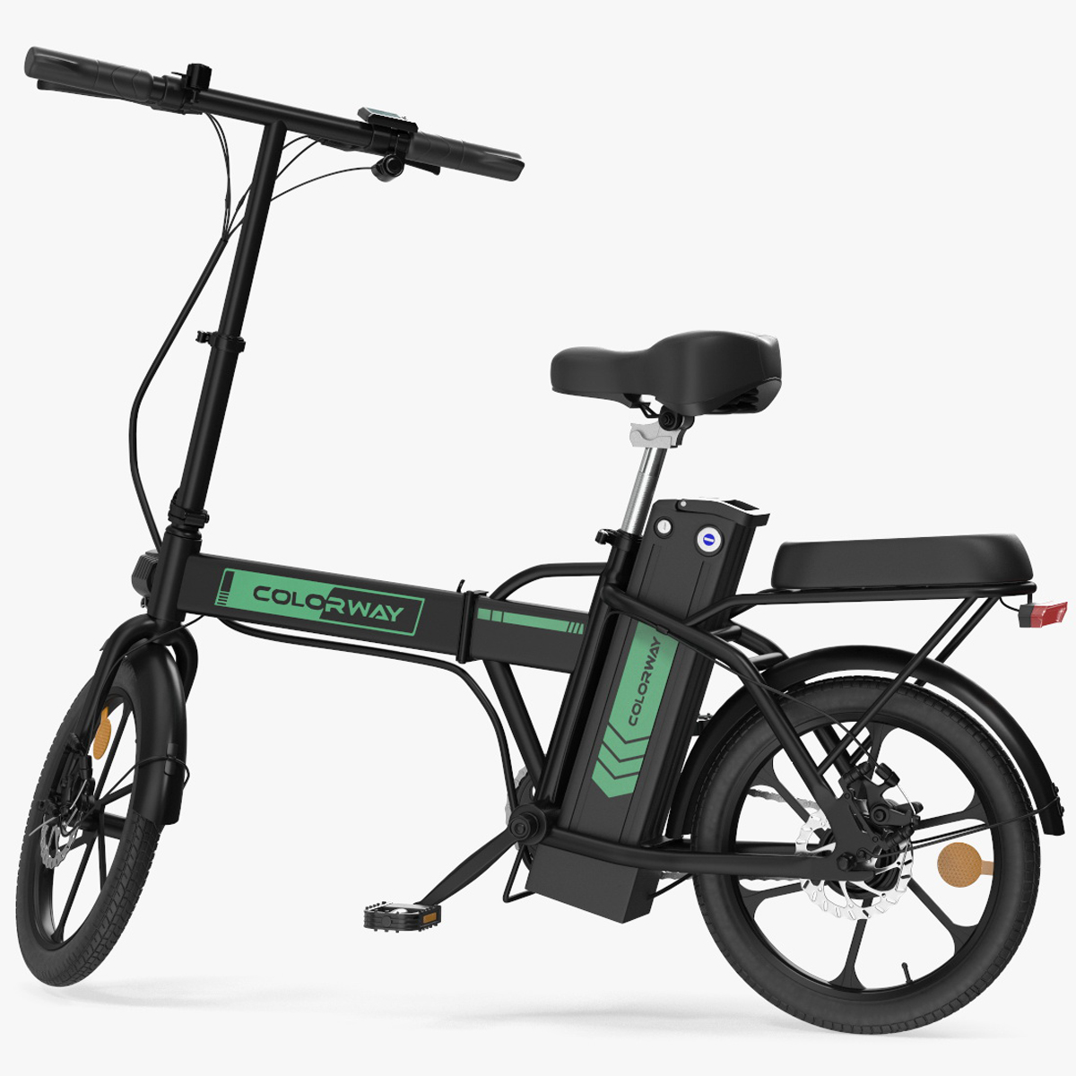 Electric Bike Colorway Black Rigged for Cinema 4D 3D model