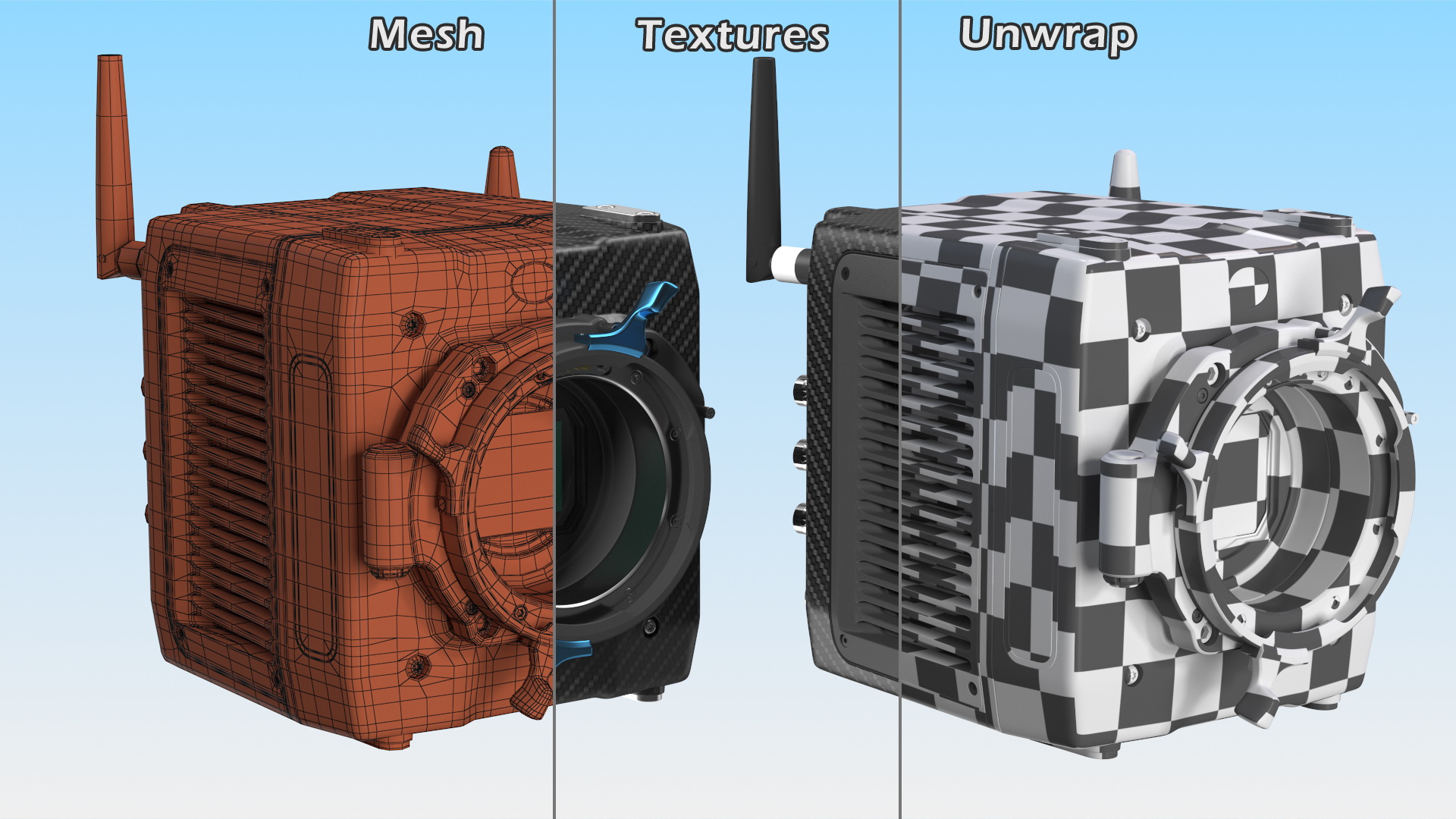 3D Digital Cinema Camera Body