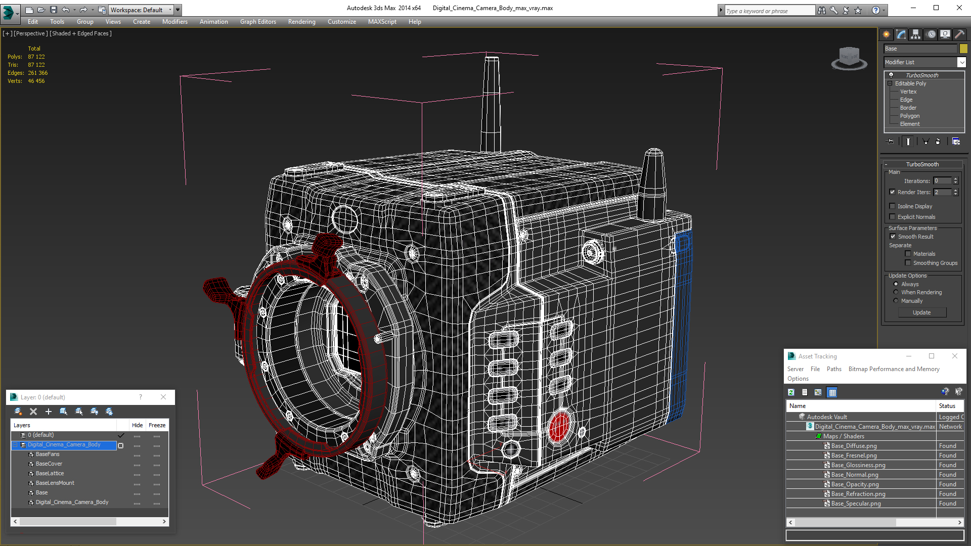 3D Digital Cinema Camera Body