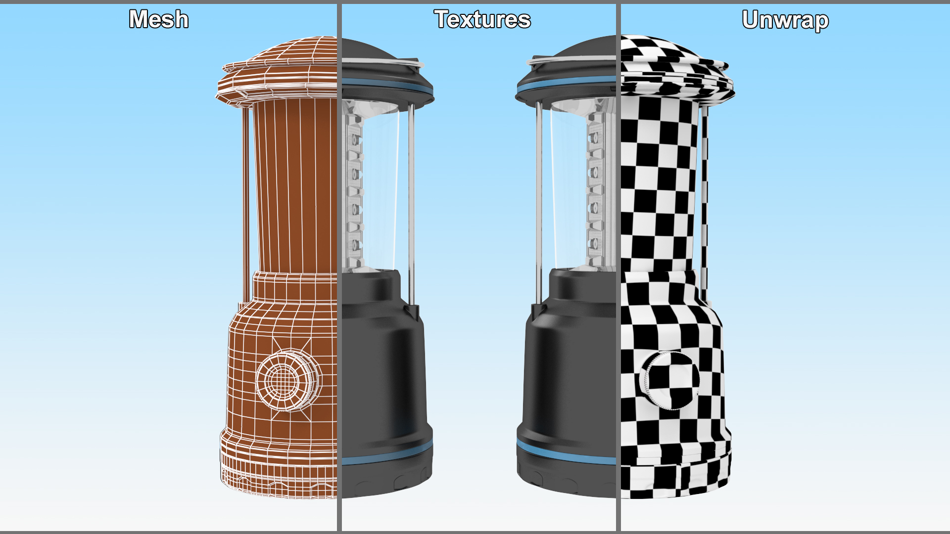 3D LED Camping Lamp