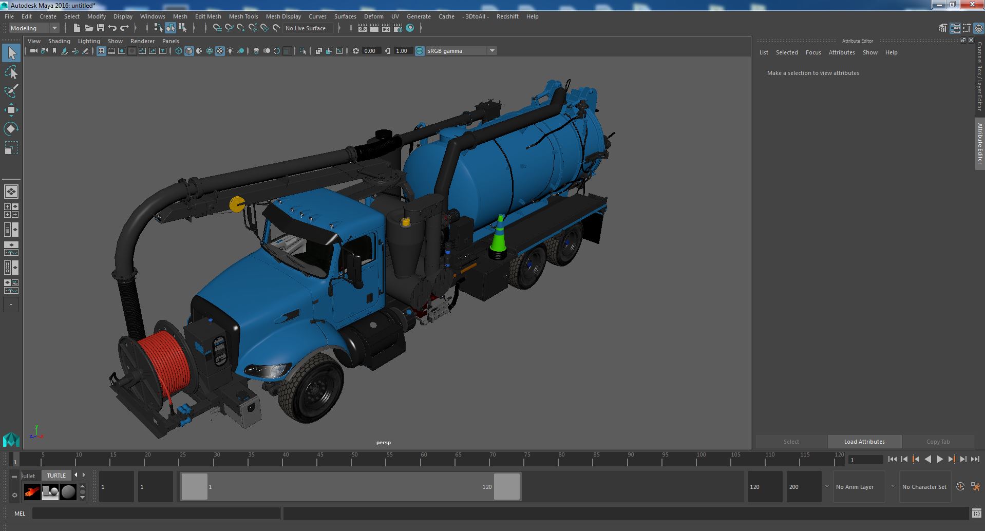3D model Sewer Cleaner Hydro Excavation