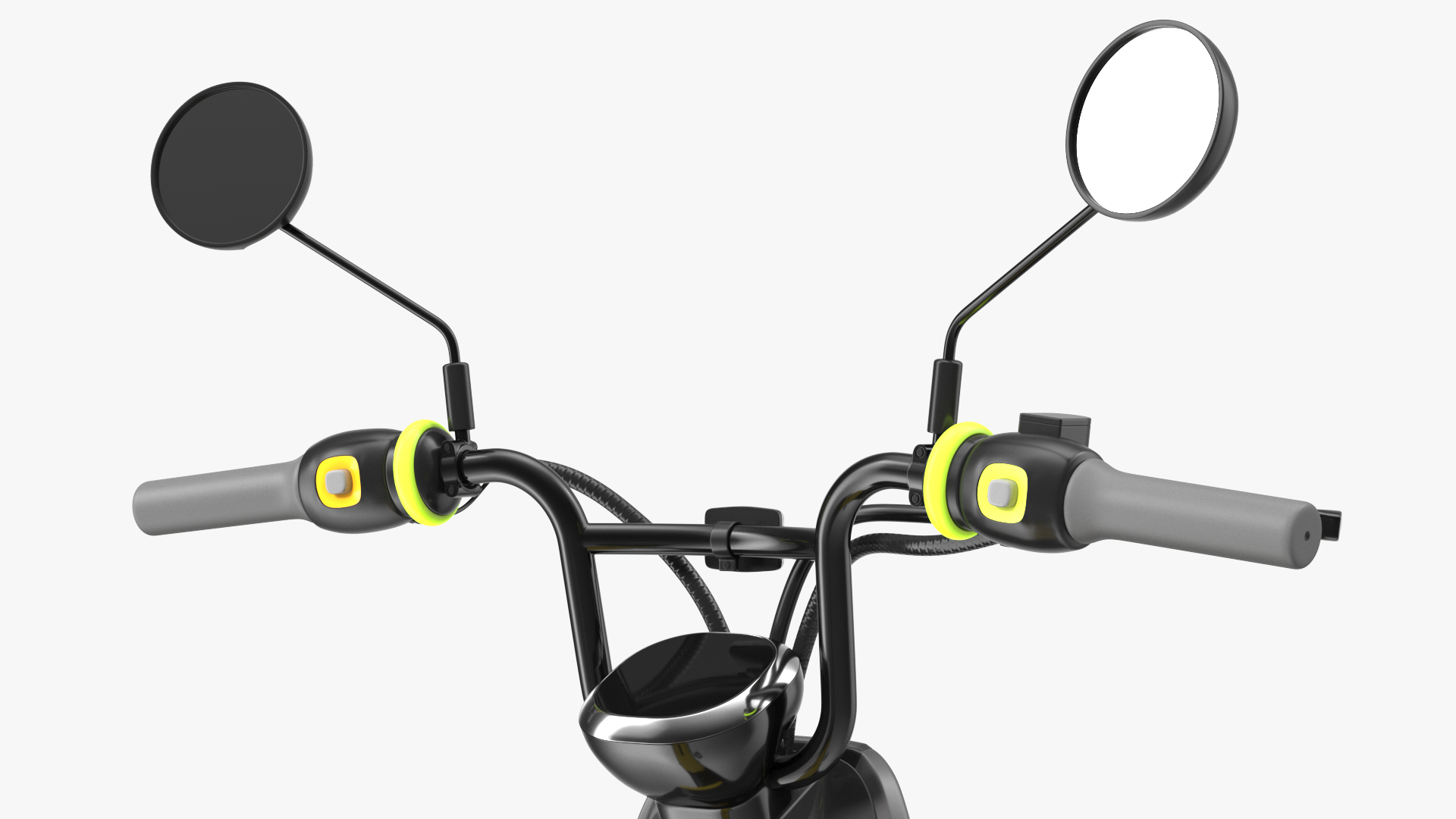 Segway eMoped C80 Grey Rigged 3D model