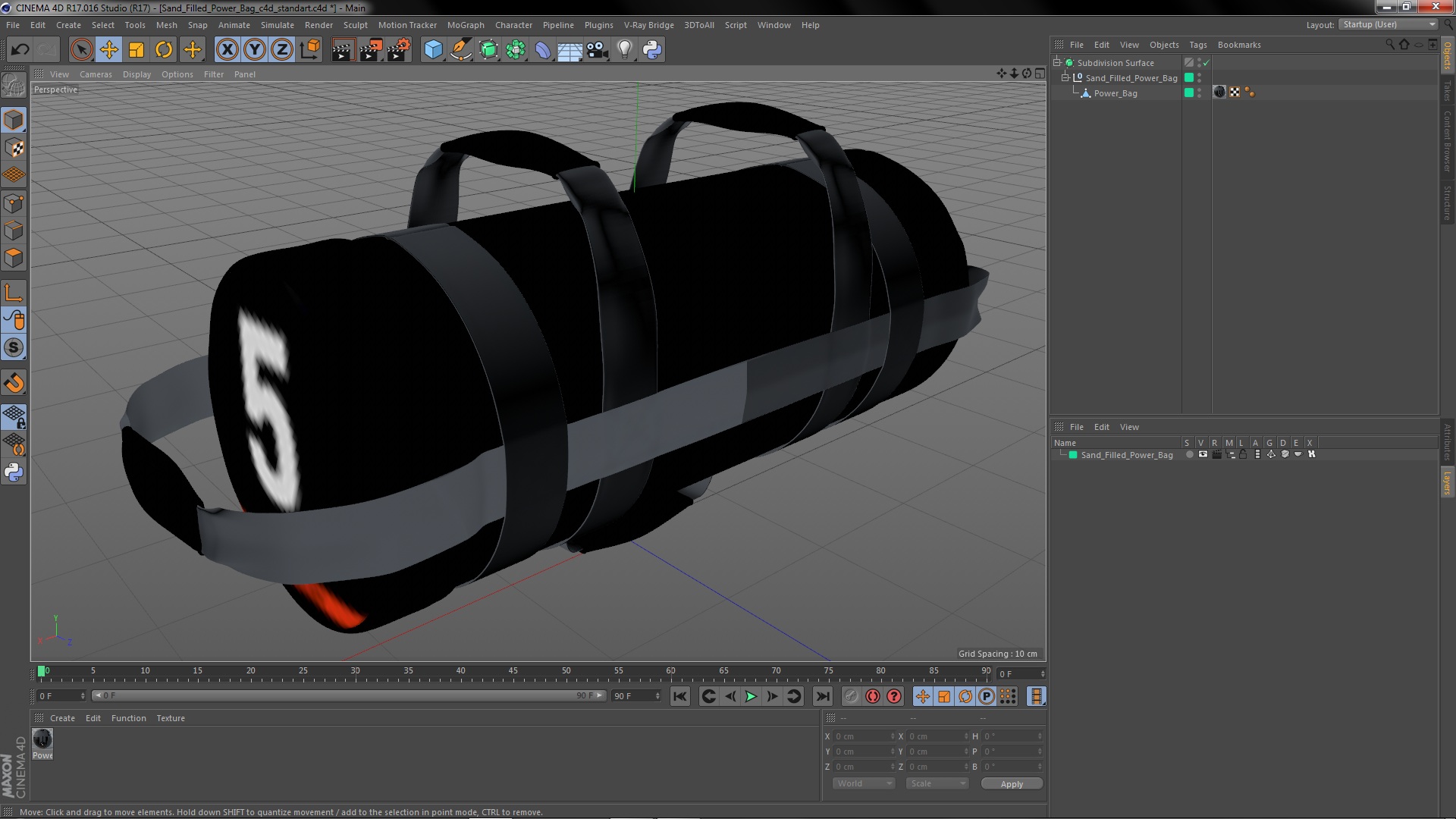 3D Sand Filled Power Bag