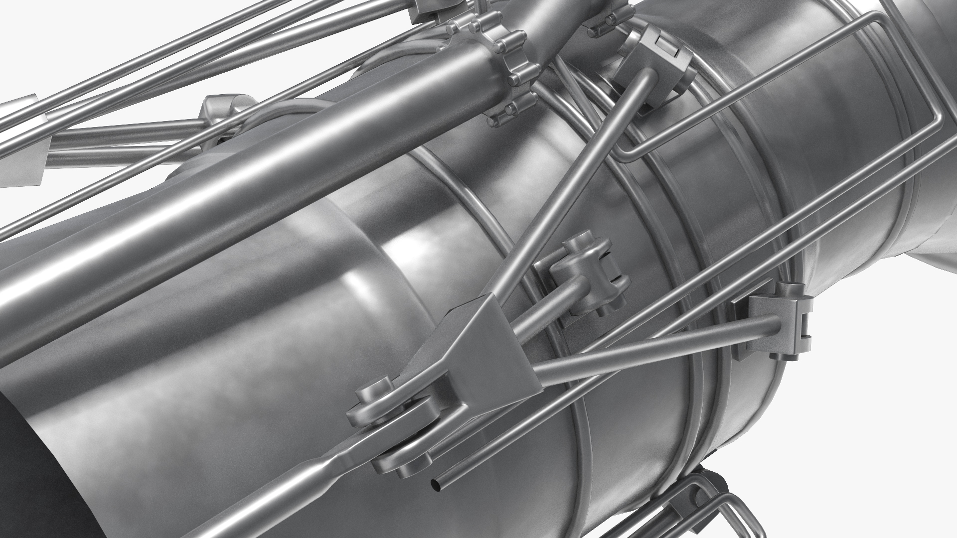 3D Rocket Engine model