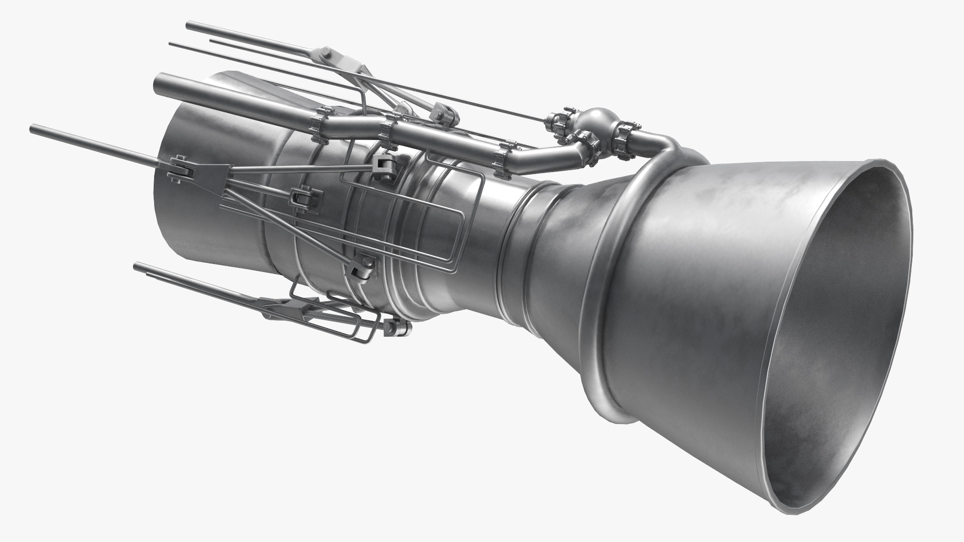 3D Rocket Engine model