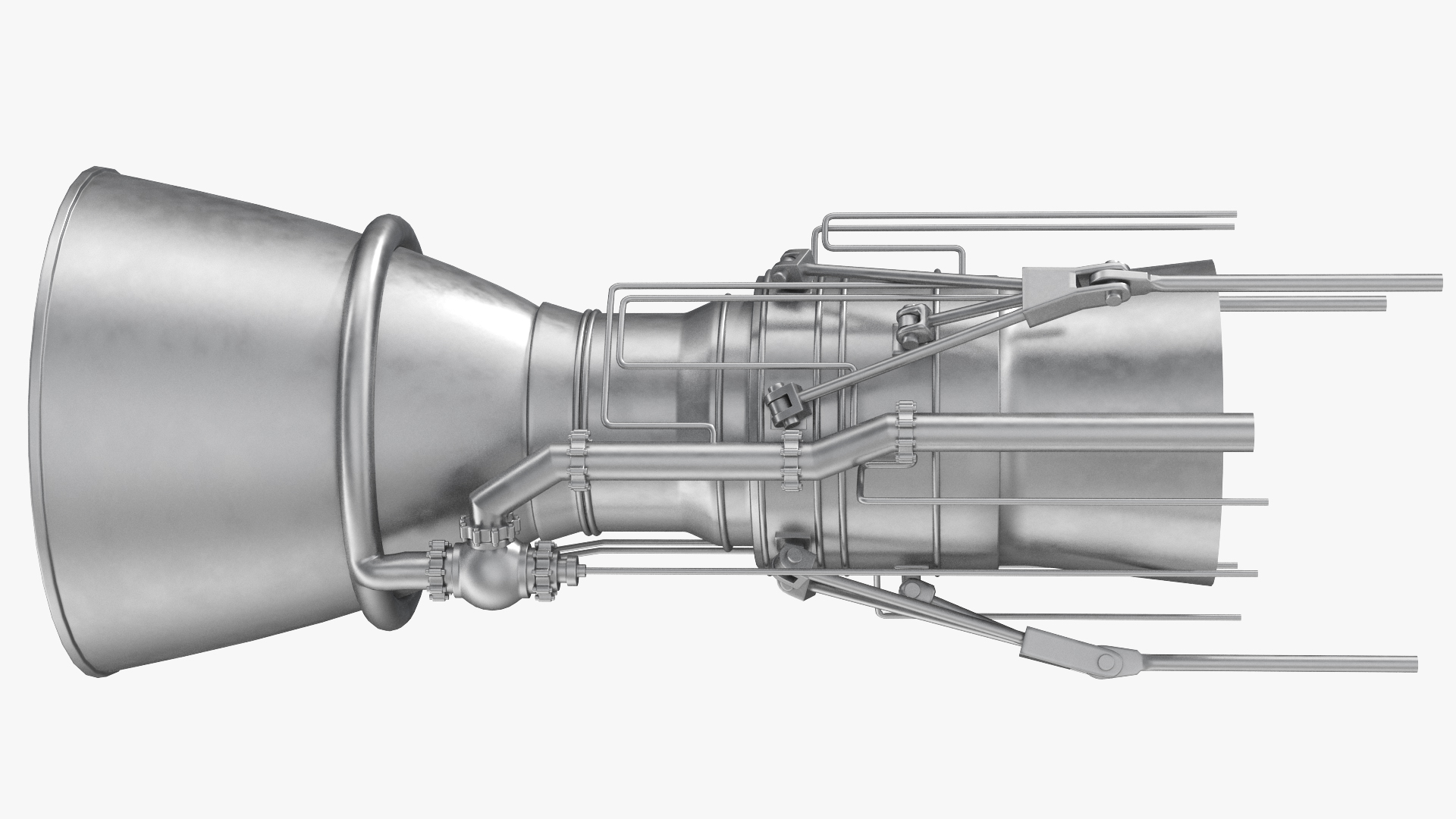 3D Rocket Engine model