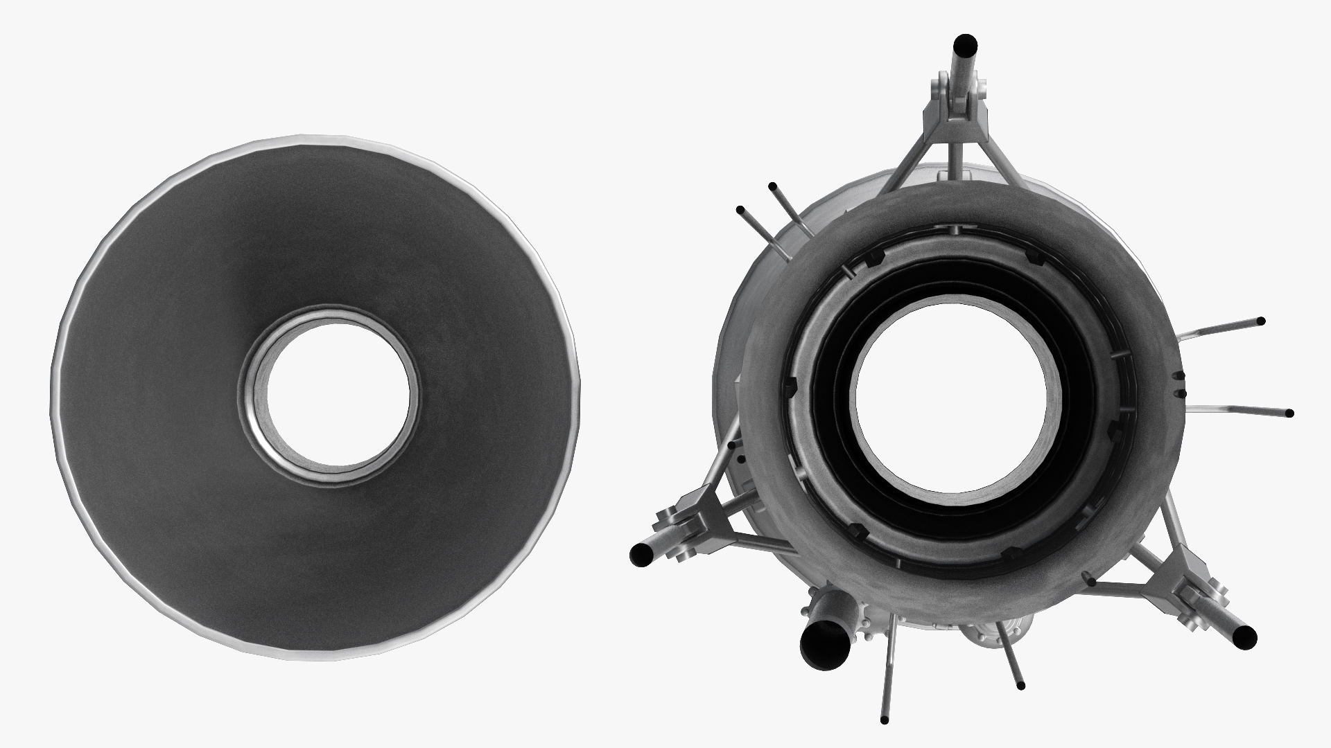 3D Rocket Engine model