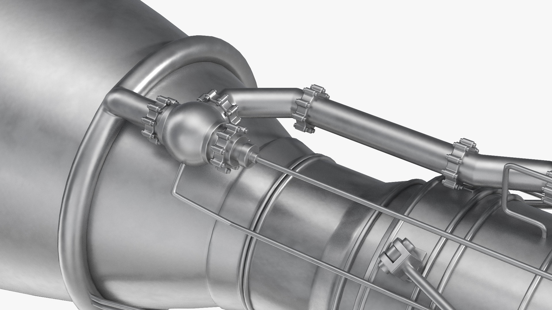 3D Rocket Engine model