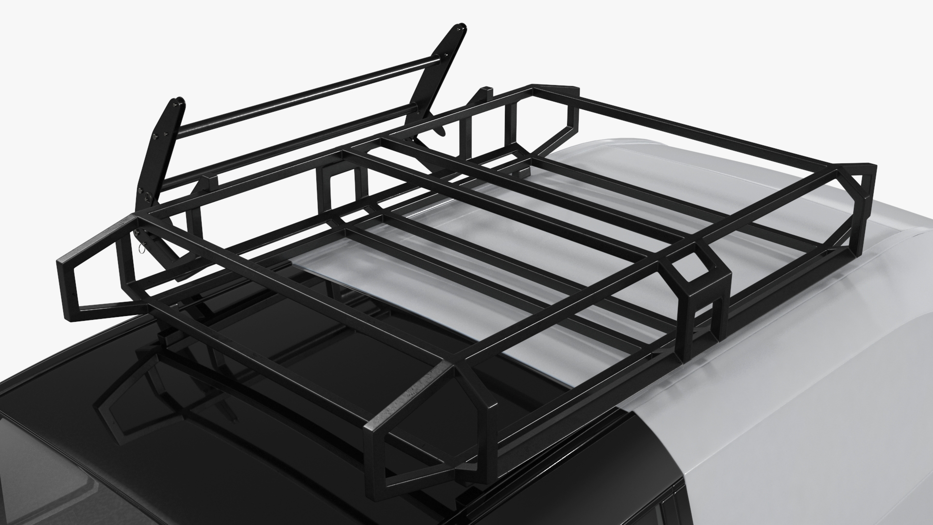Minibus Electric White Rigged 3D model