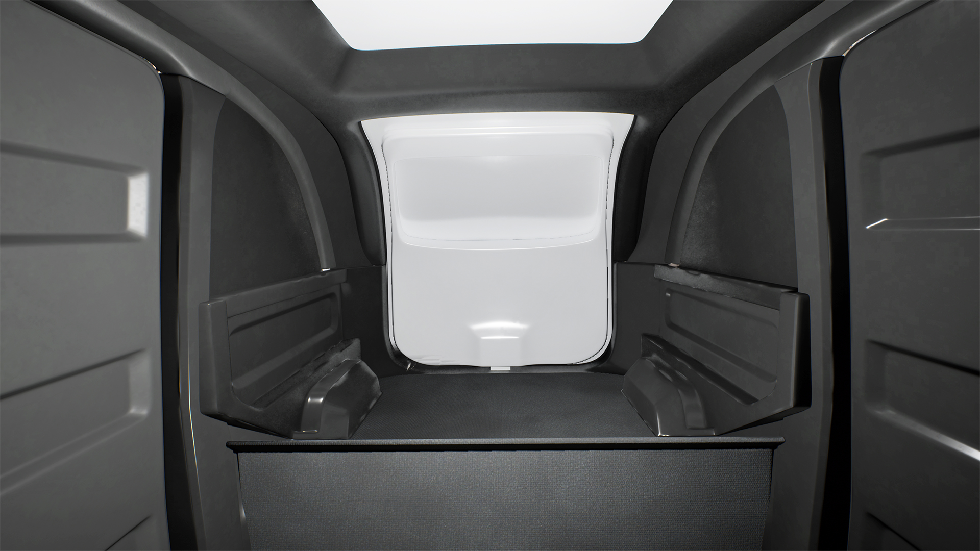 Minibus Electric White Rigged 3D model