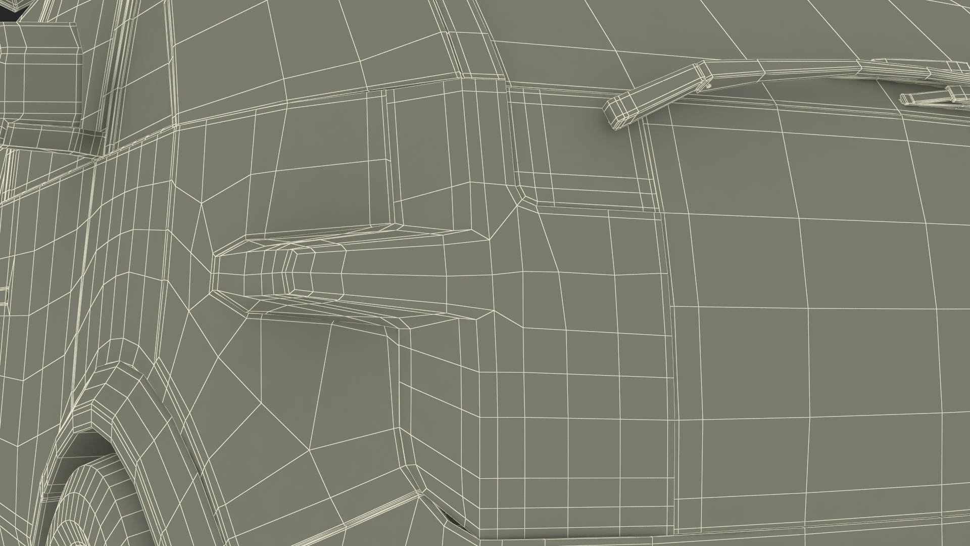Minibus Electric White Rigged 3D model