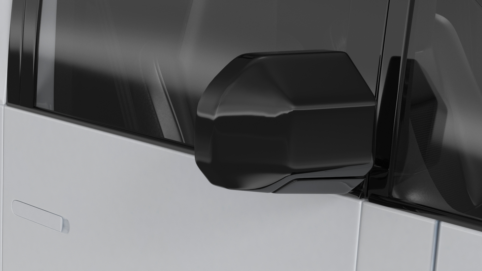 Minibus Electric White Rigged 3D model