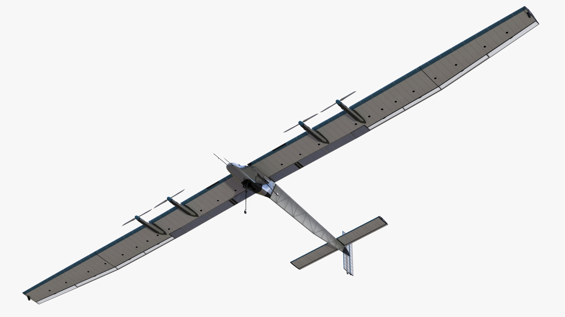 3D model Solar Cargo Airplane Blue
