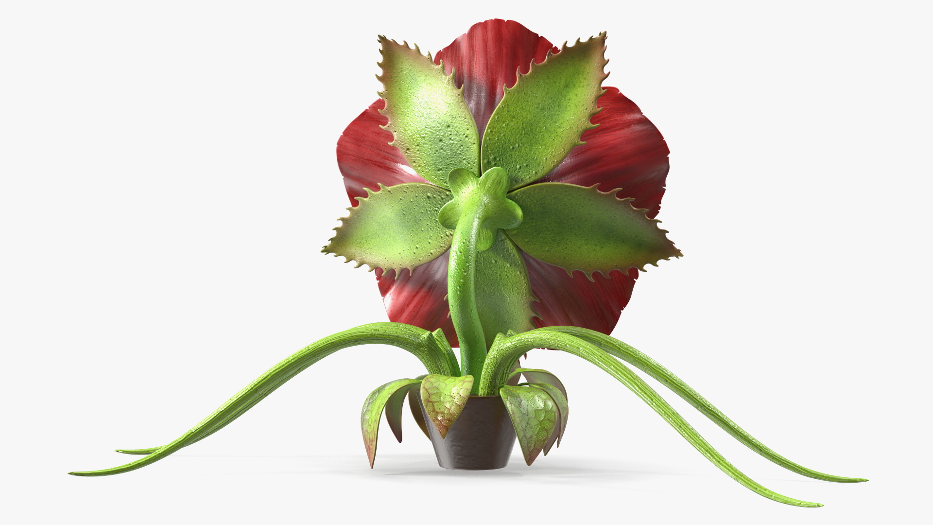 3D model Halloween Monster Plant Rigged