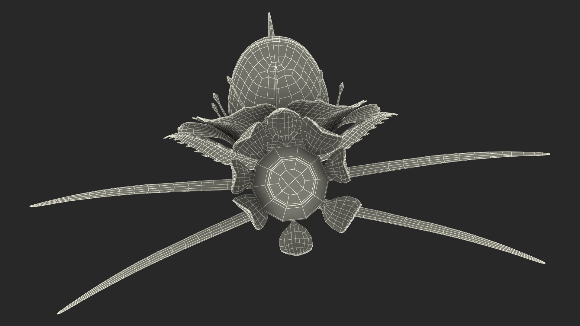 3D model Halloween Monster Plant Rigged