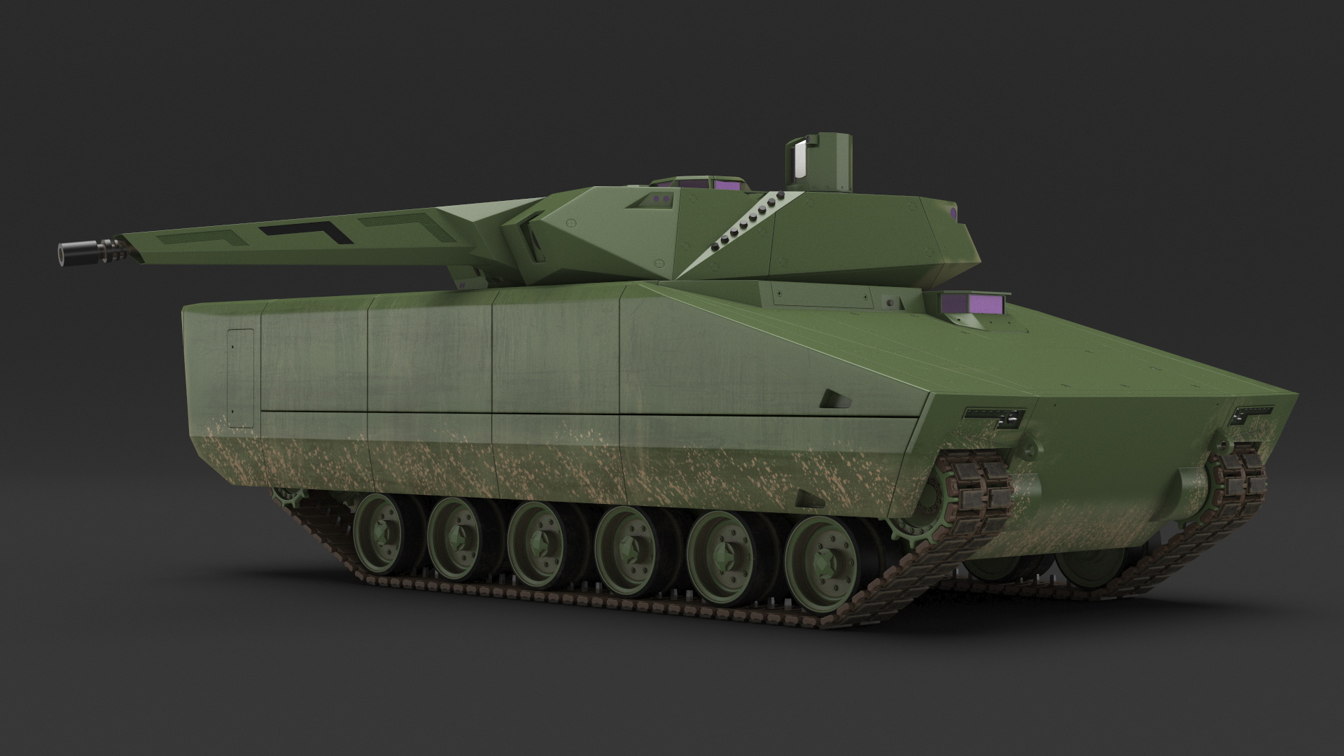 3D model New Generation Tracked Infantry Fighting Vehicle Rigged