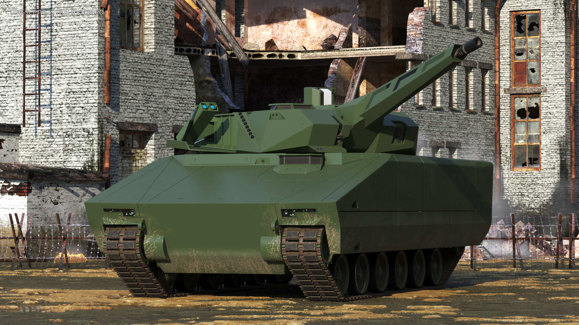 3D model New Generation Tracked Infantry Fighting Vehicle Rigged